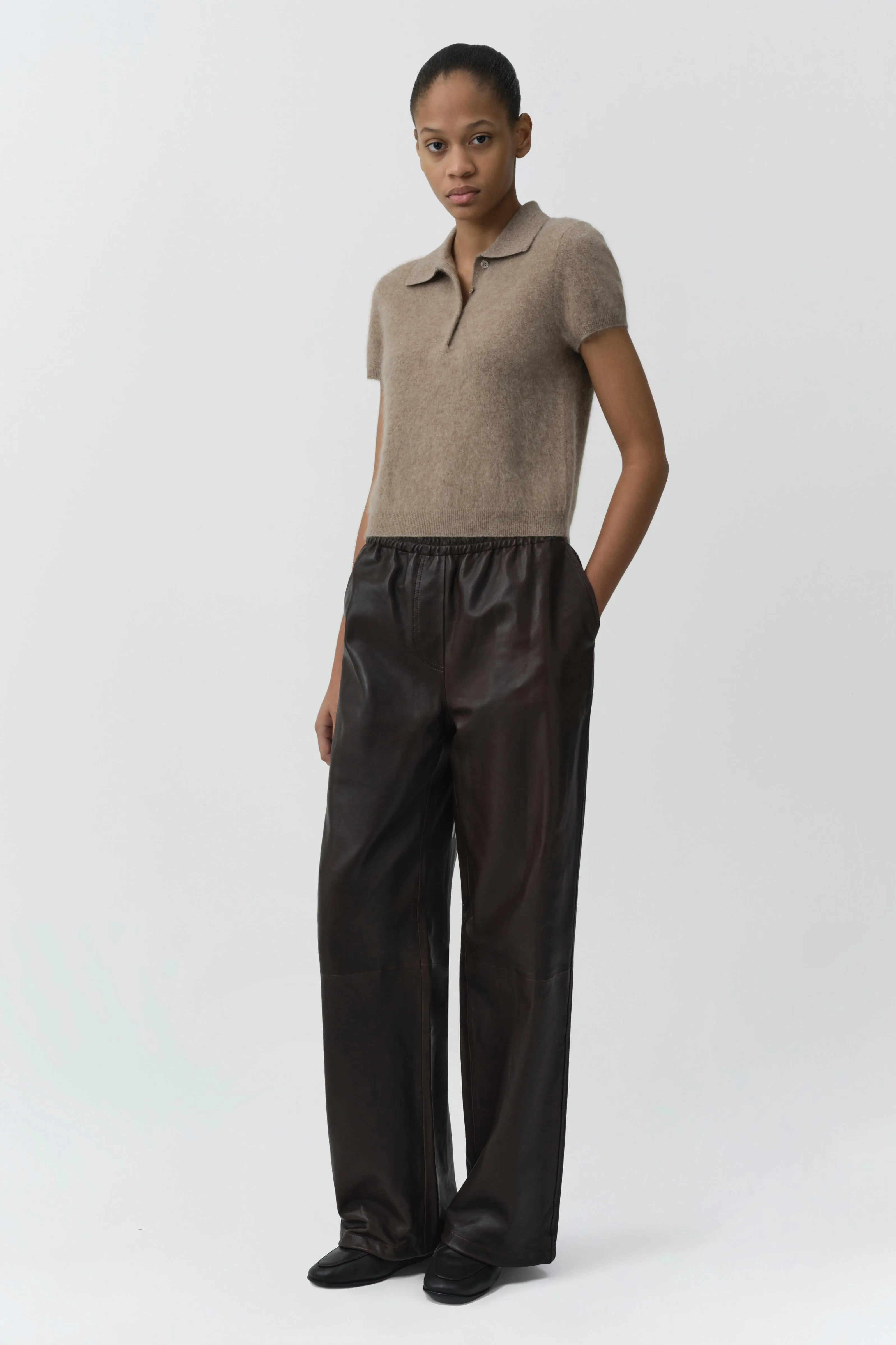 Ivy Brushed Knit Polo sold by Simkhai product image thumbnail 4