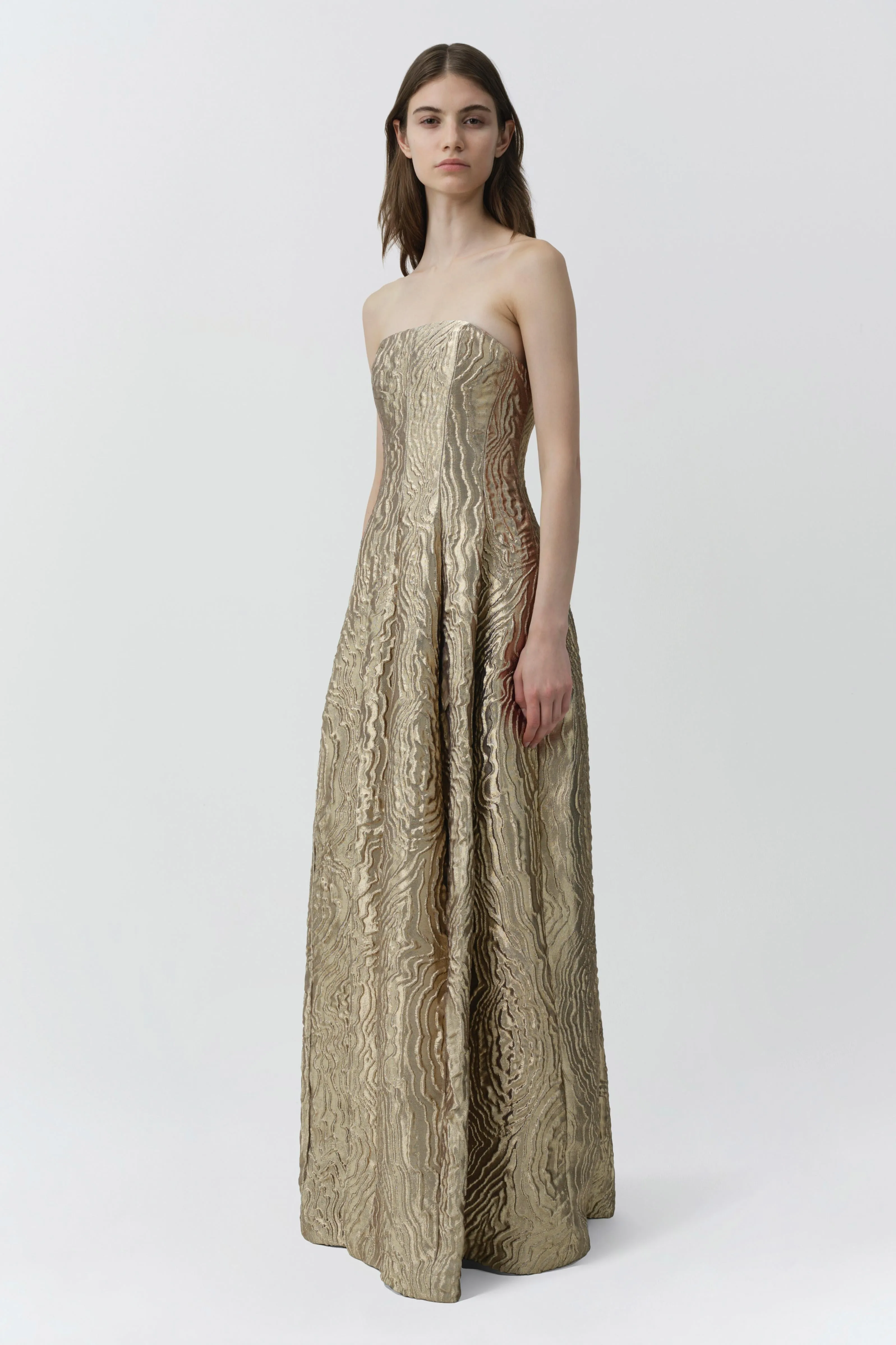Celeste Metallic Jacquard Gown sold by Simkhai product image thumbnail 4