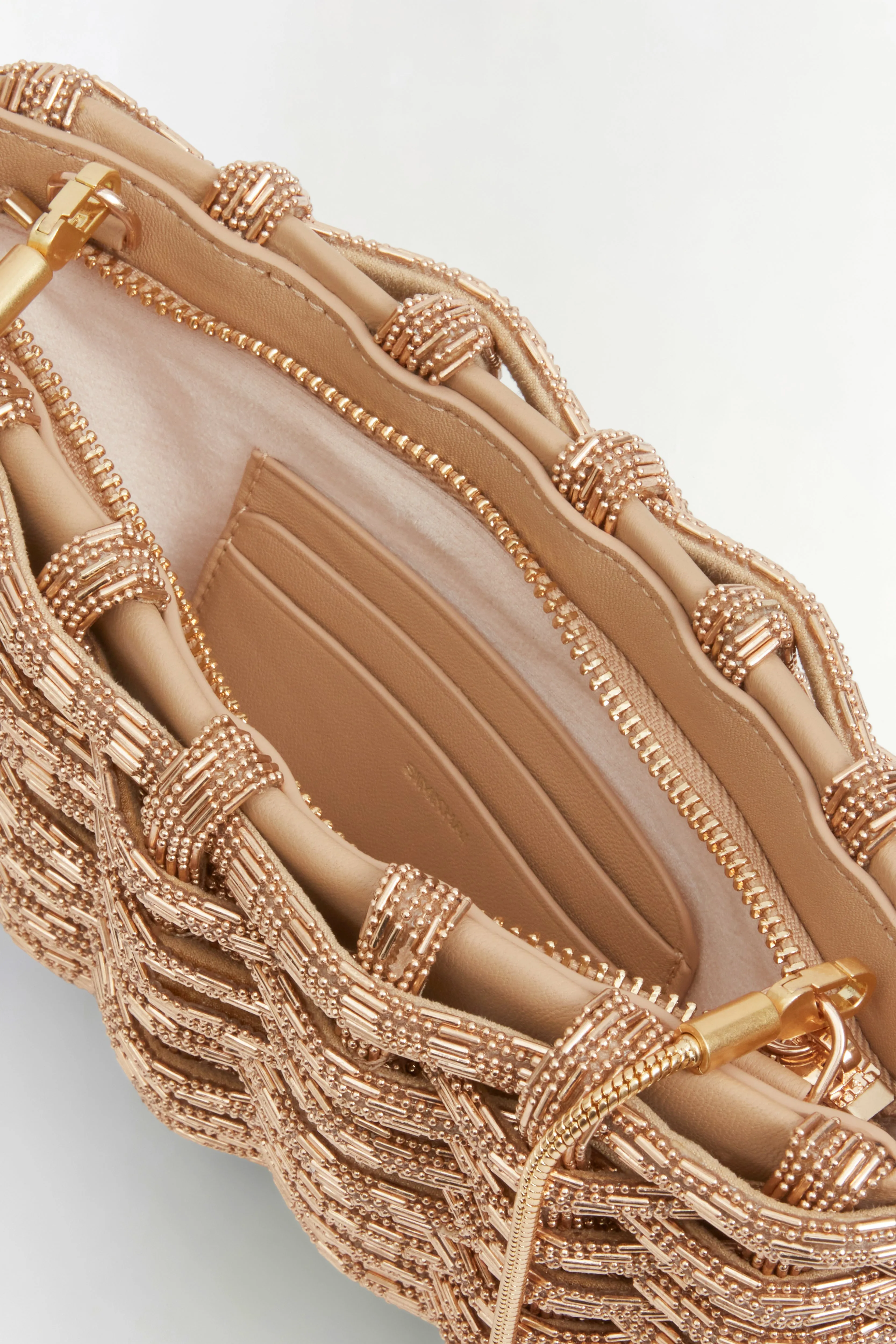 Morgan Woven Rhinestone Clutch sold by Simkhai product image thumbnail 4