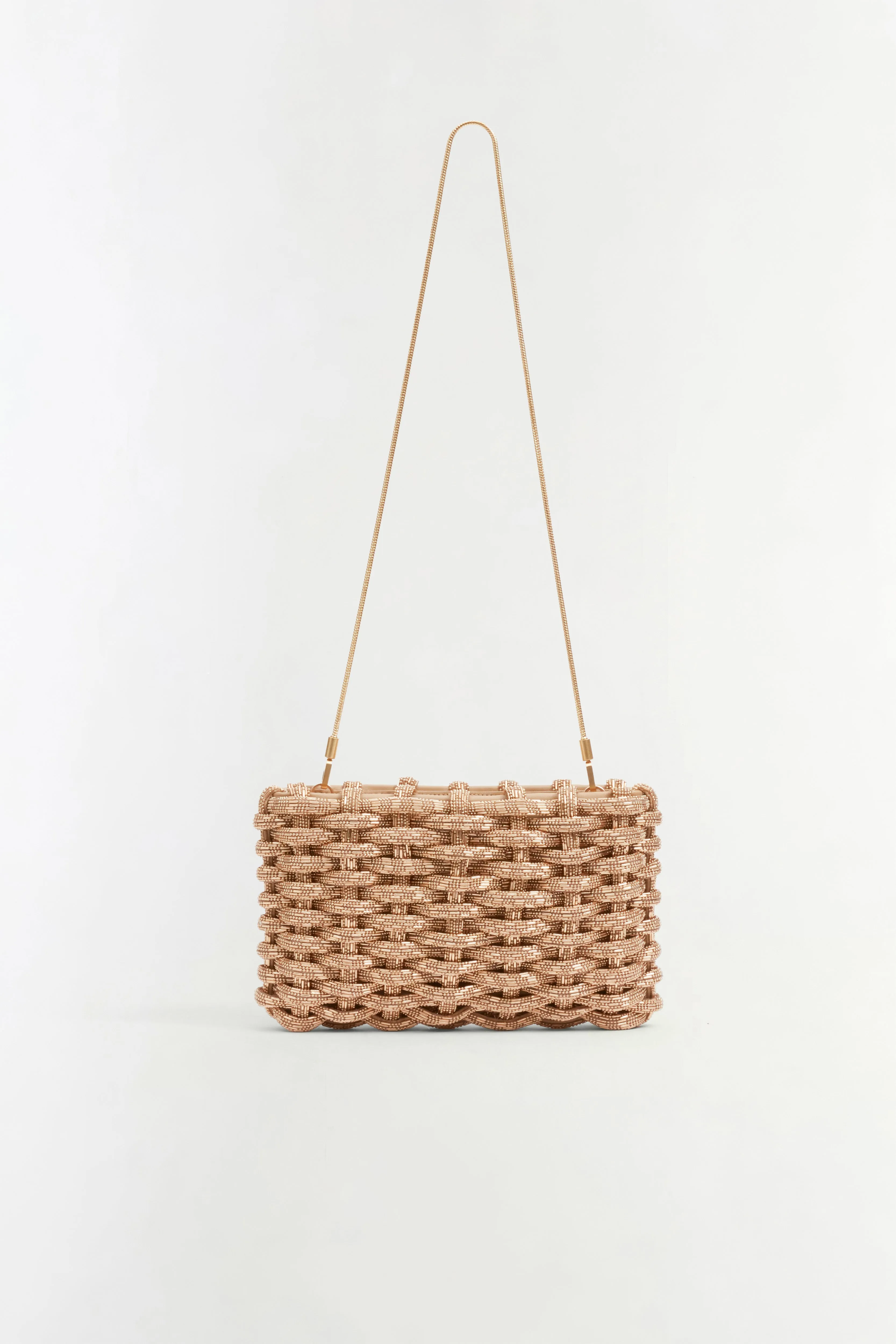 Morgan Woven Rhinestone Clutch sold by Simkhai product image thumbnail 5