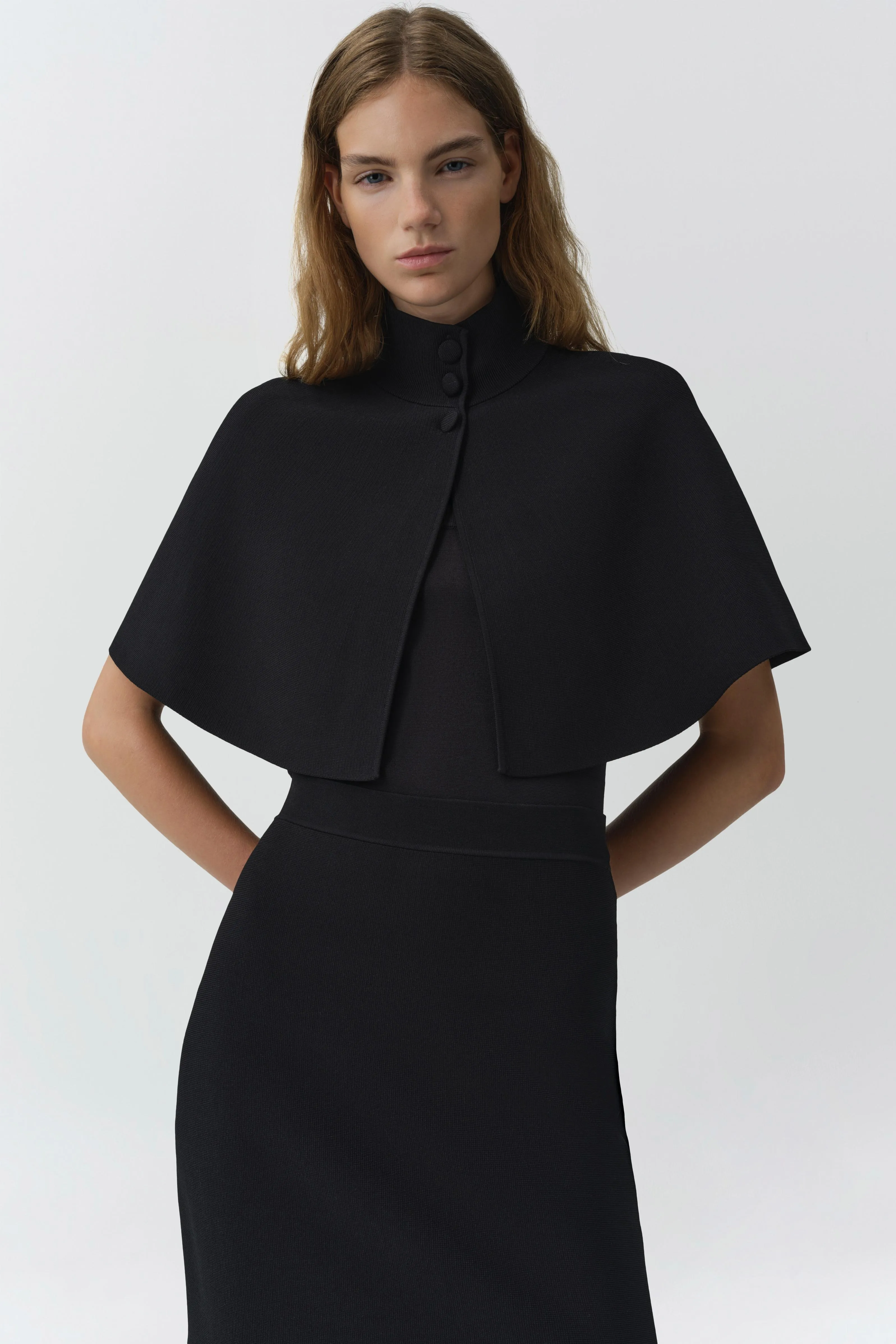 Ellignton Compact Knit Cape sold by Simkhai product image thumbnail 3