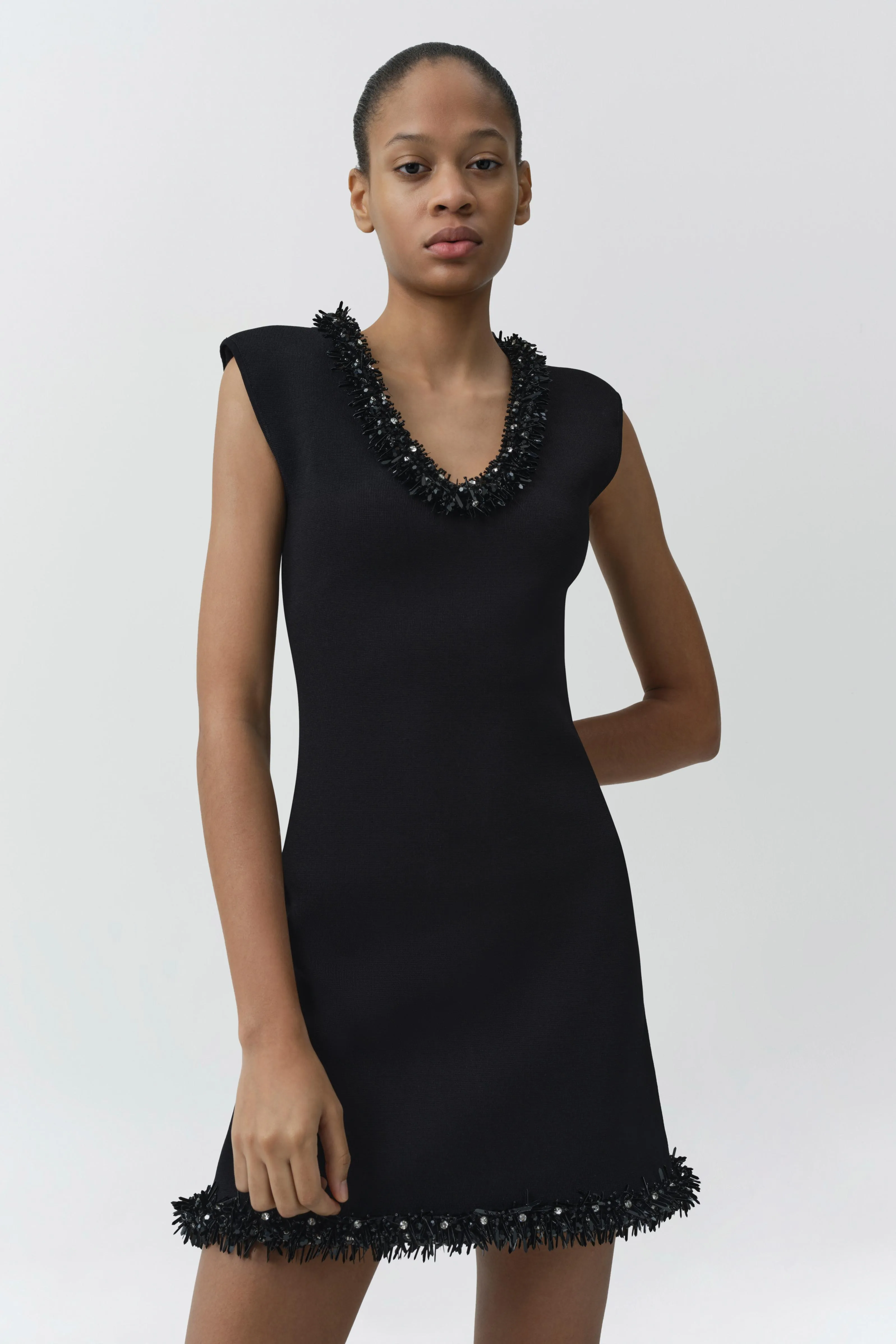 Suki Compact Knit Mini Dress sold by Simkhai product image thumbnail 3