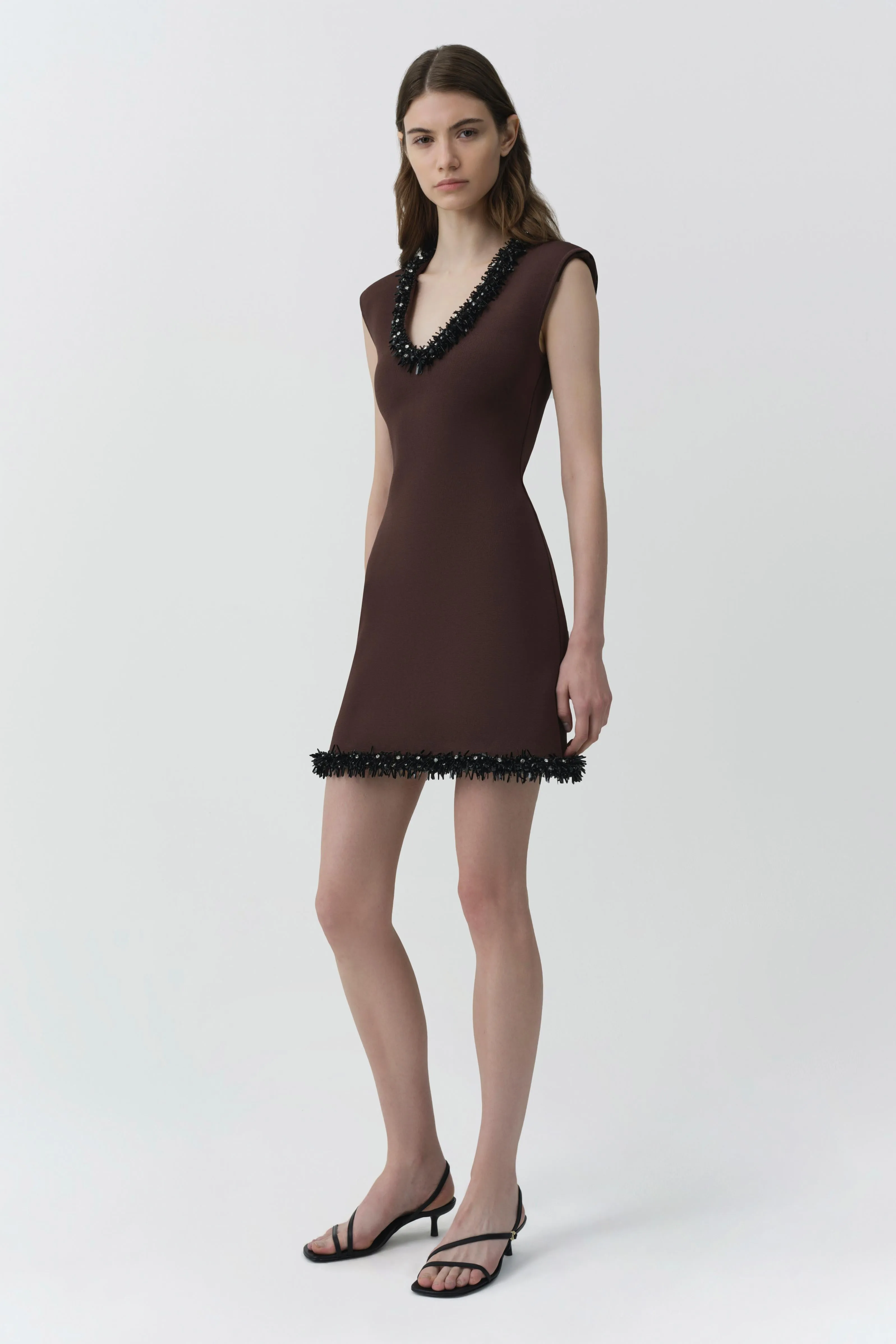 Suki Compact Knit Mini Dress sold by Simkhai product image thumbnail 4