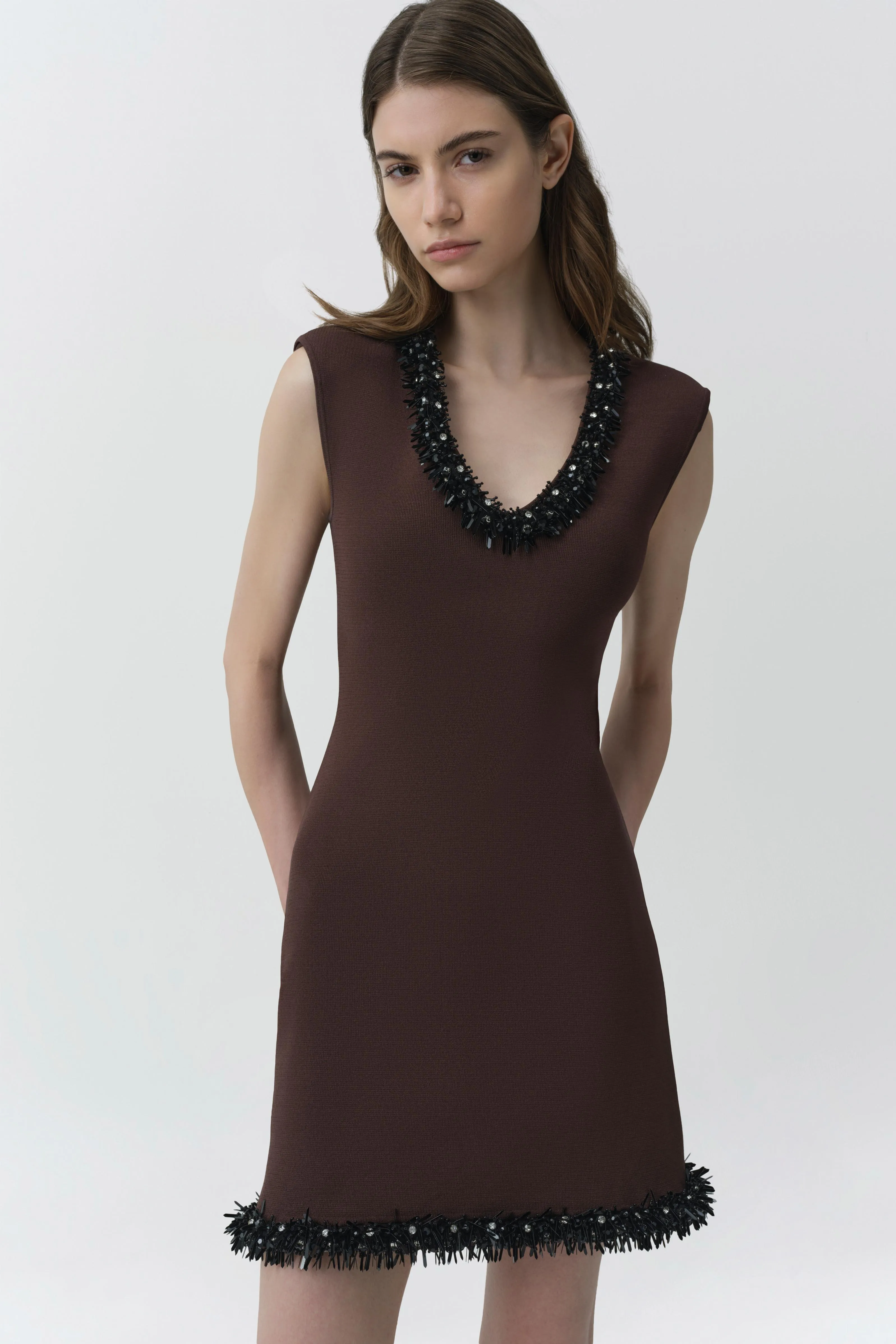 Suki Compact Knit Mini Dress sold by Simkhai product image thumbnail 3