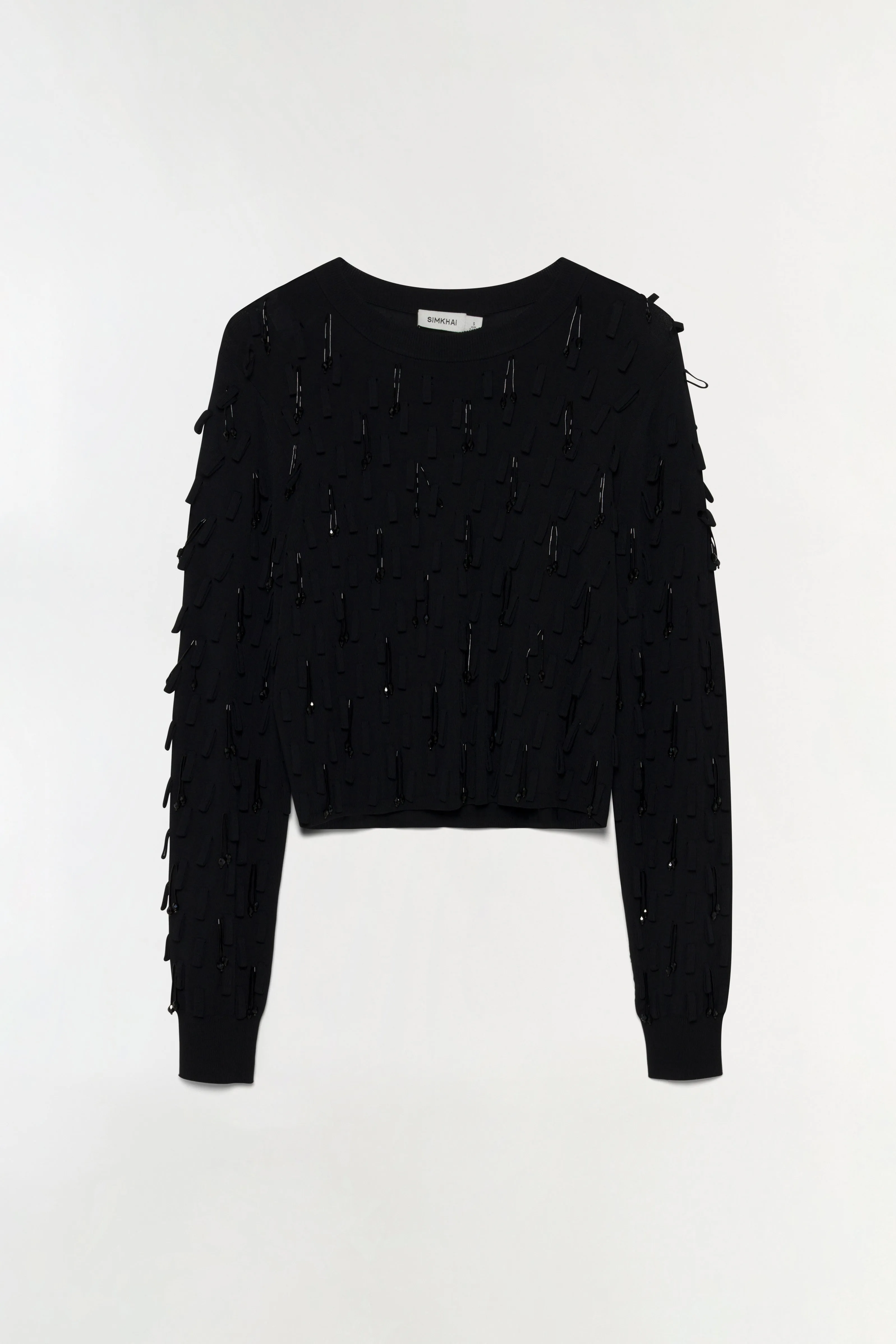 Myra Embellished Knit Top sold by Simkhai
