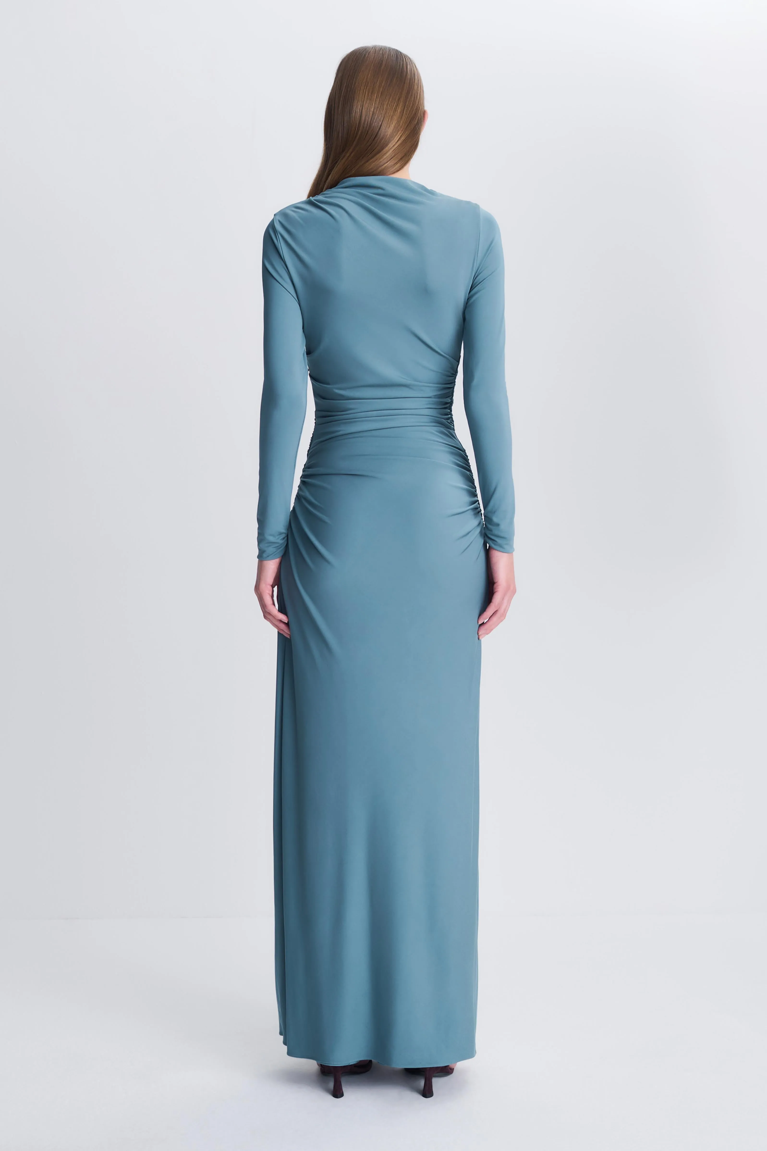 Eleanora Draped Jersey Gown sold by Simkhai product image thumbnail 5