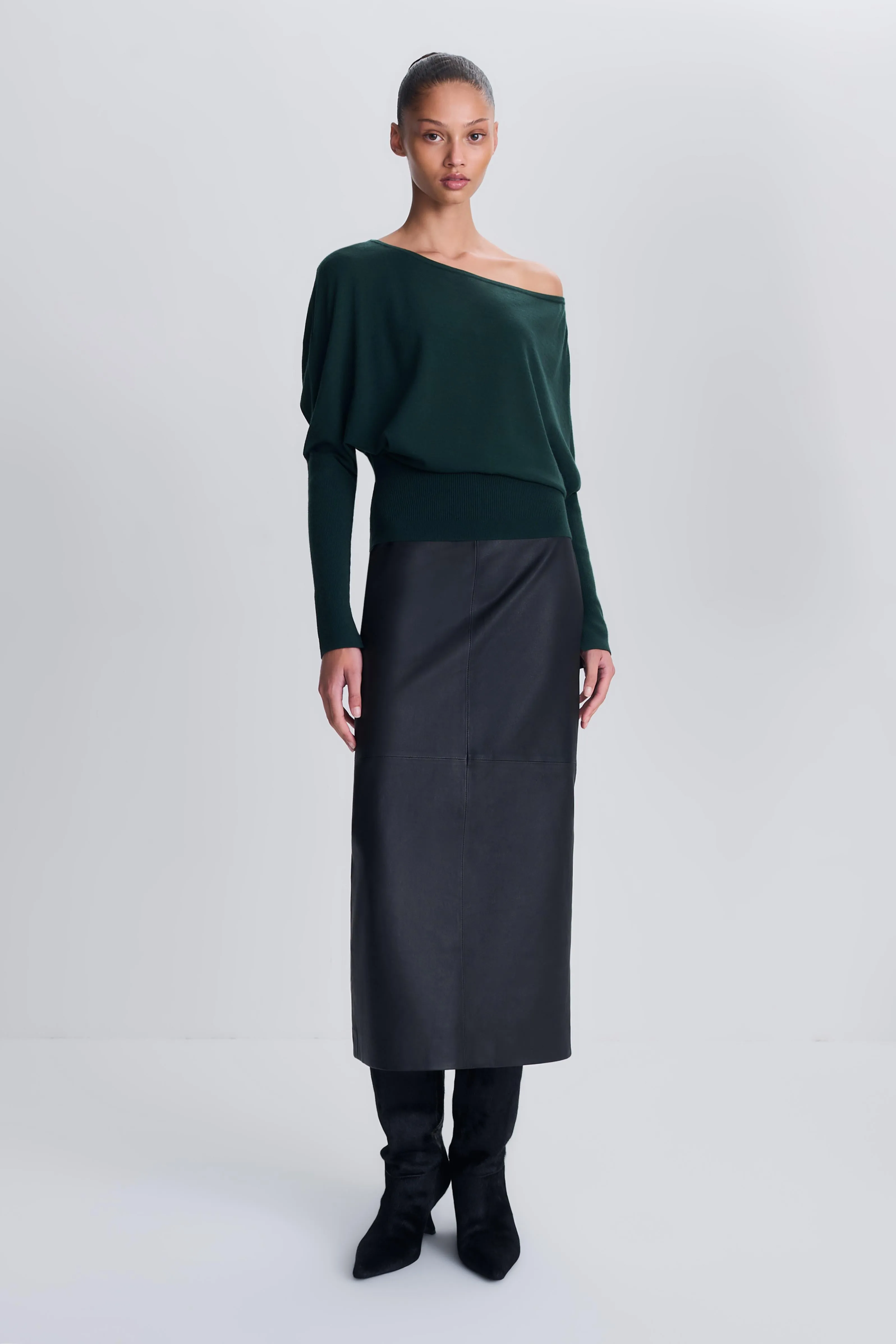 Lavina Off Shoulder Knit Sweater sold by Simkhai product image thumbnail 2