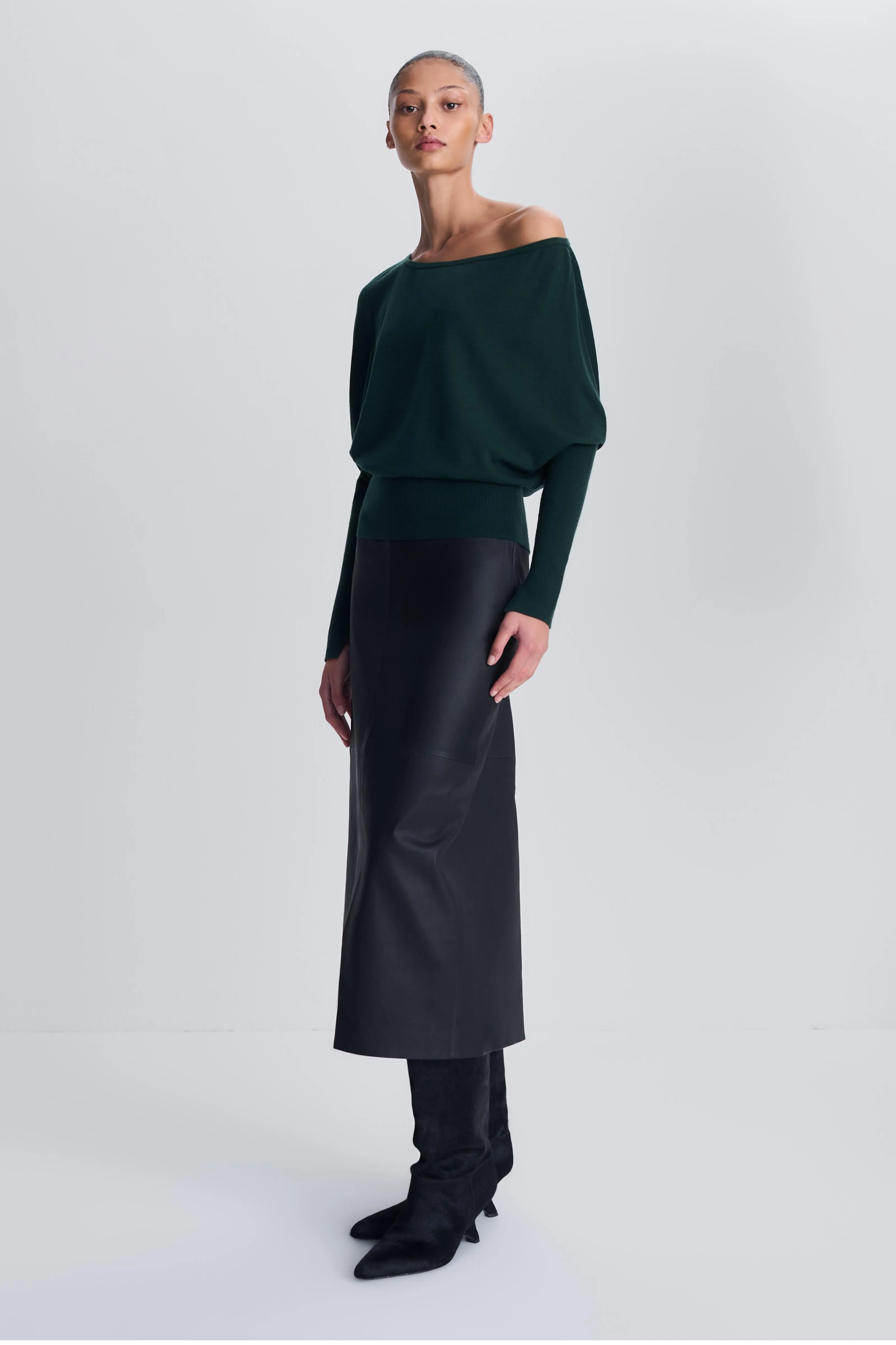 Lavina Off Shoulder Knit Sweater sold by Simkhai product image thumbnail 4