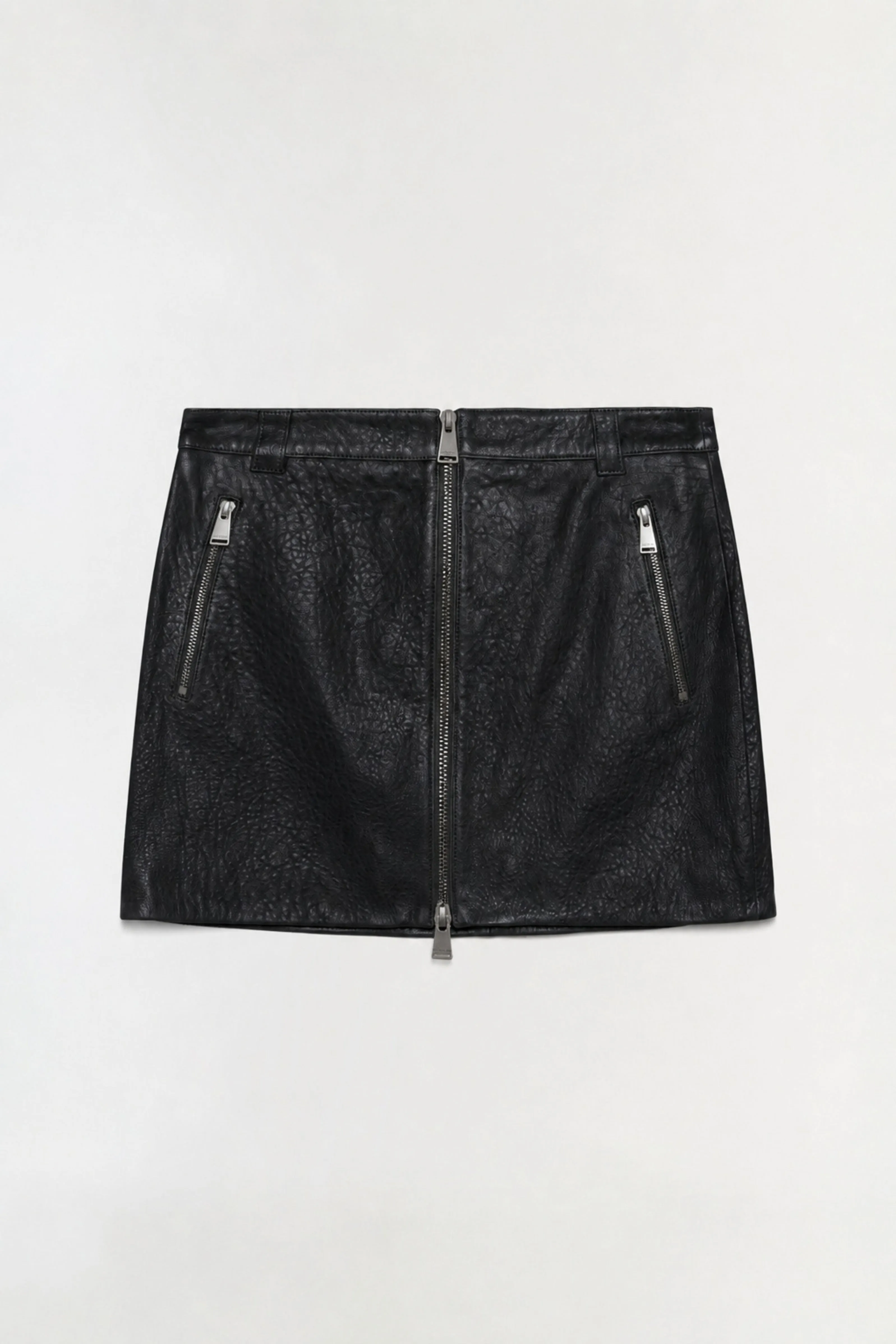 Elina Leather Mini Skirt sold by Simkhai