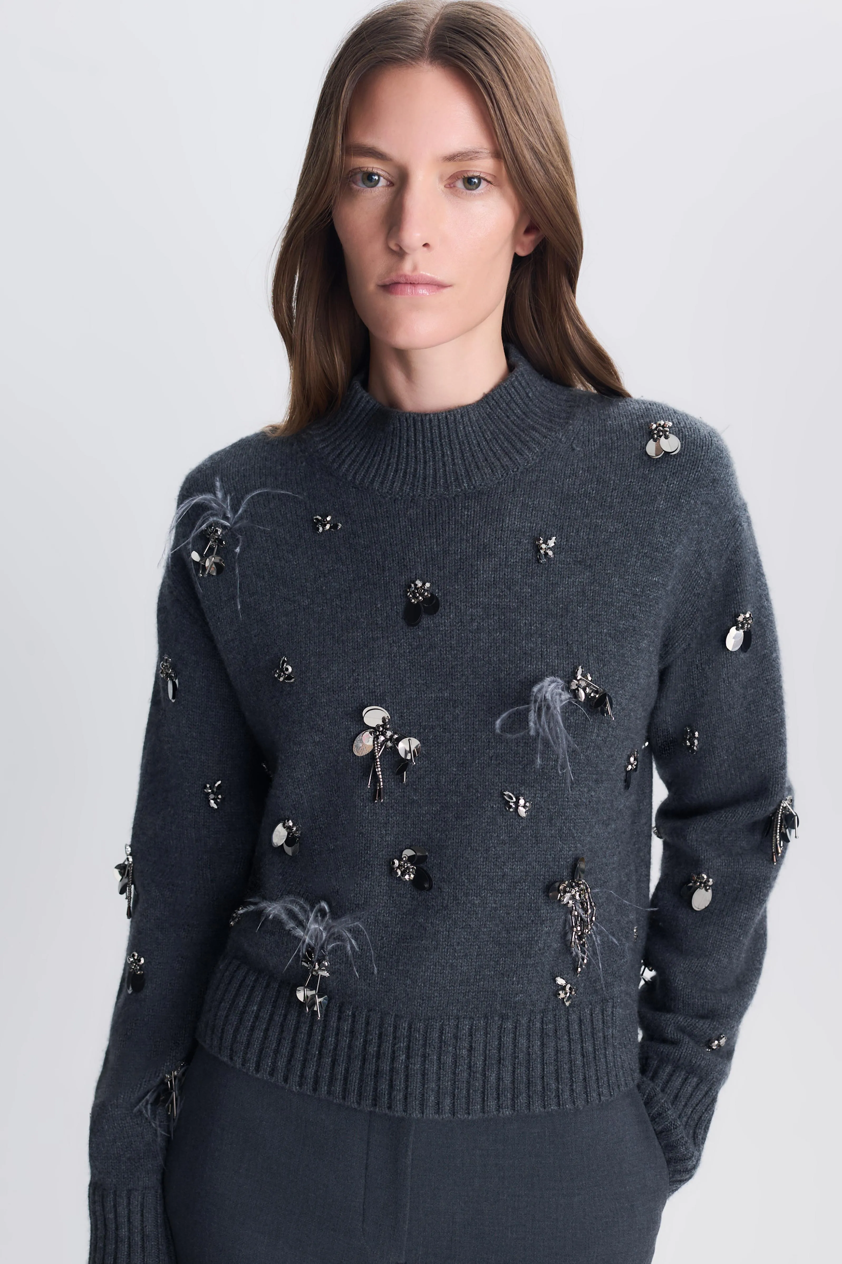 Gabriette Embellished Sweater sold by Simkhai product image thumbnail 3