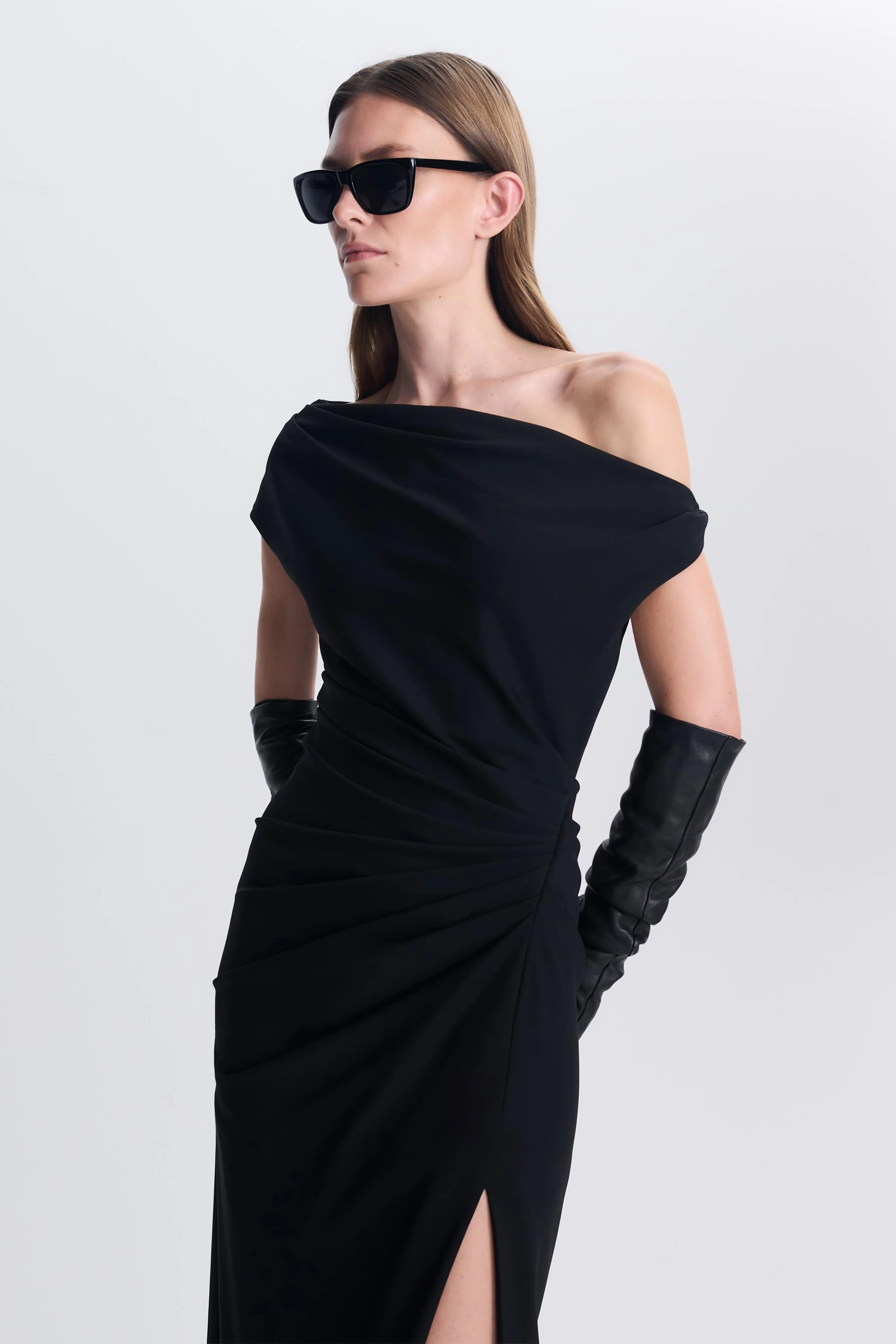 Josefine Draped Midi Dress sold by Simkhai product image thumbnail 3
