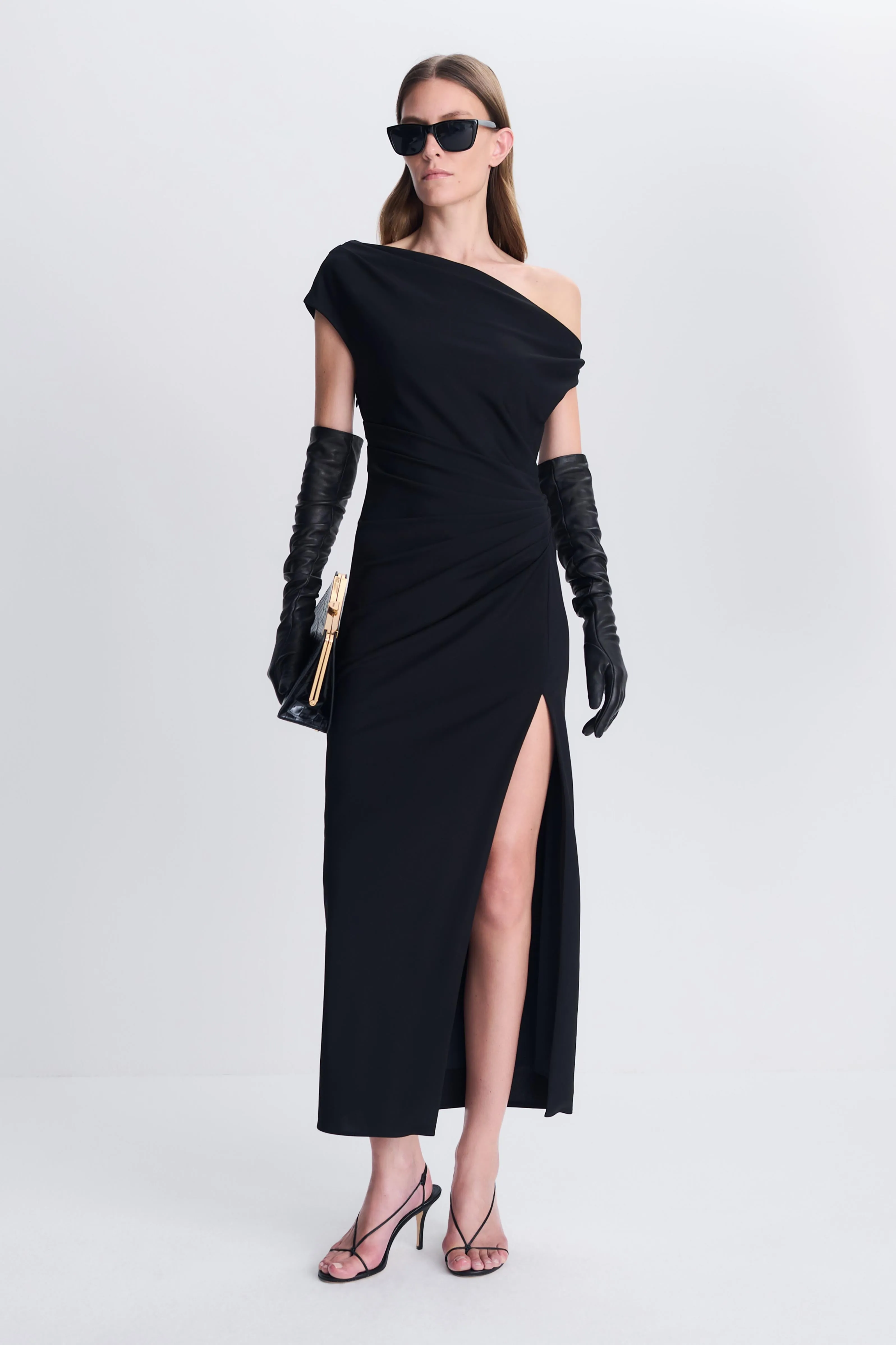 Josefine Draped Midi Dress sold by Simkhai product image thumbnail 2