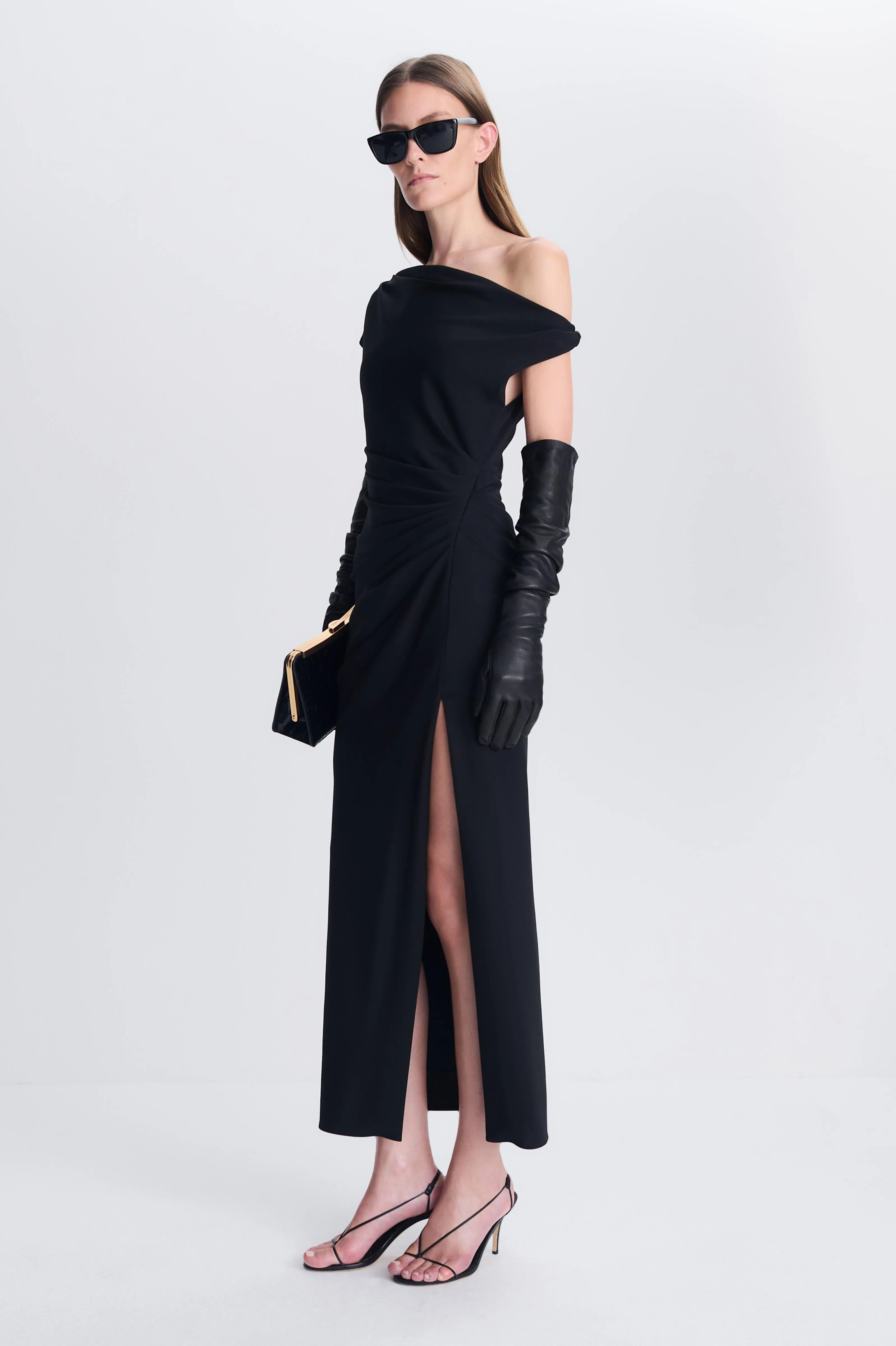 Josefine Draped Midi Dress sold by Simkhai product image thumbnail 4