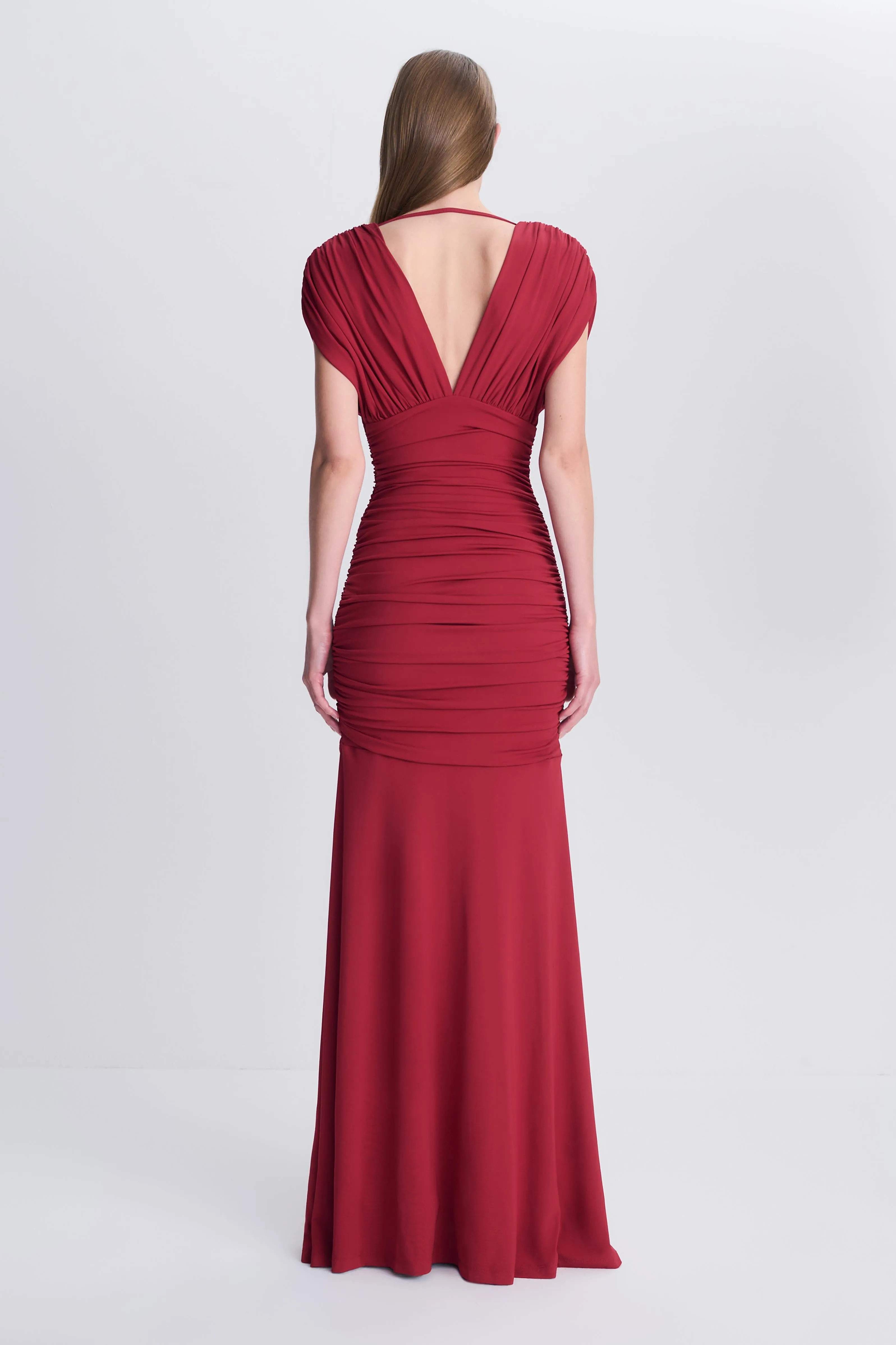 Norvelle Draped Jersey Gown sold by Simkhai product image thumbnail 5