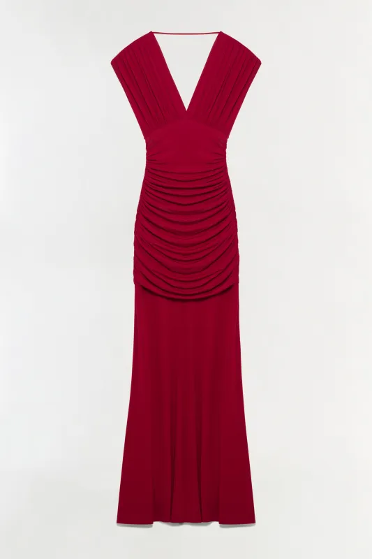 Norvelle Draped Jersey Gown made by Simkhai