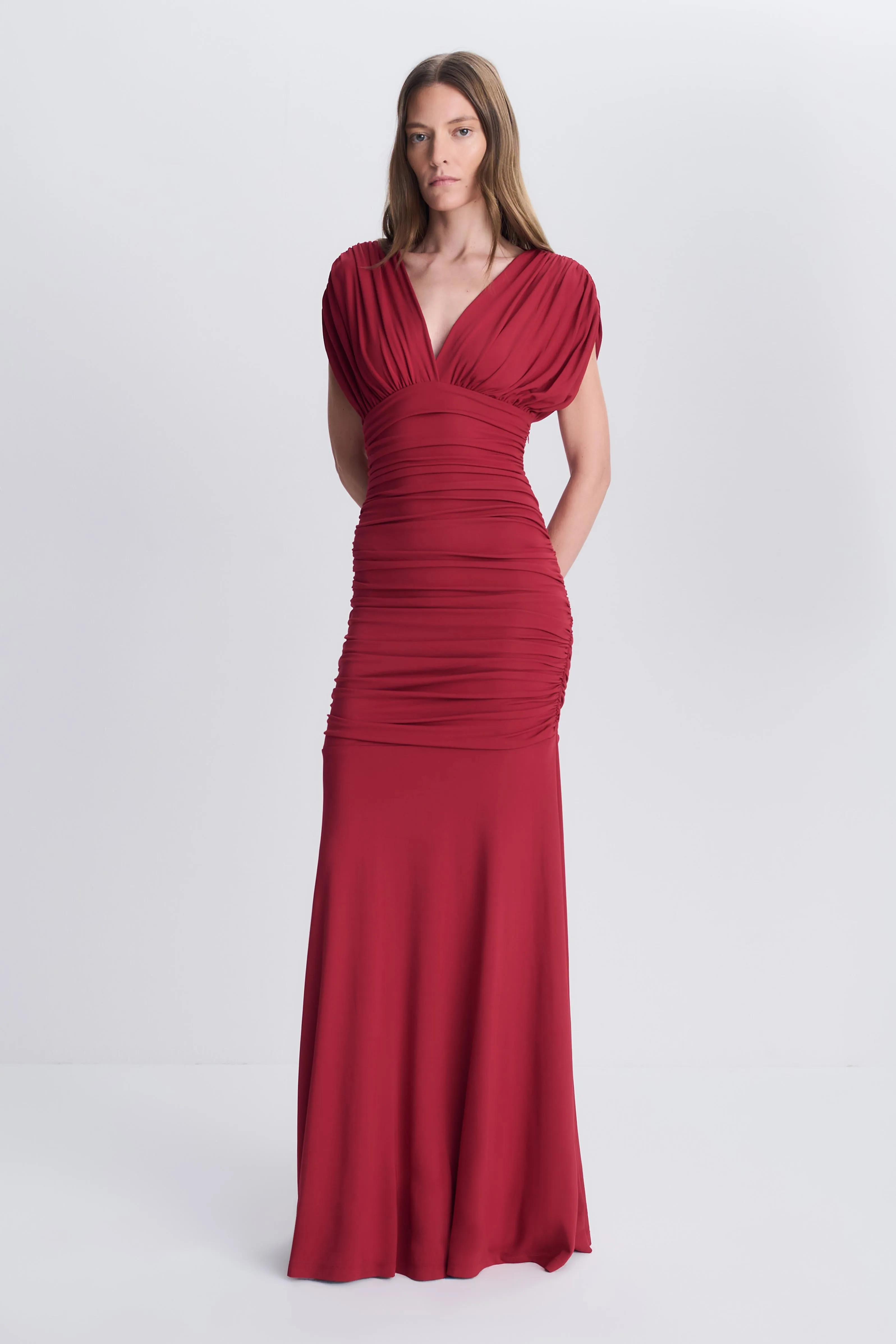 Norvelle Draped Jersey Gown sold by Simkhai product image thumbnail 2