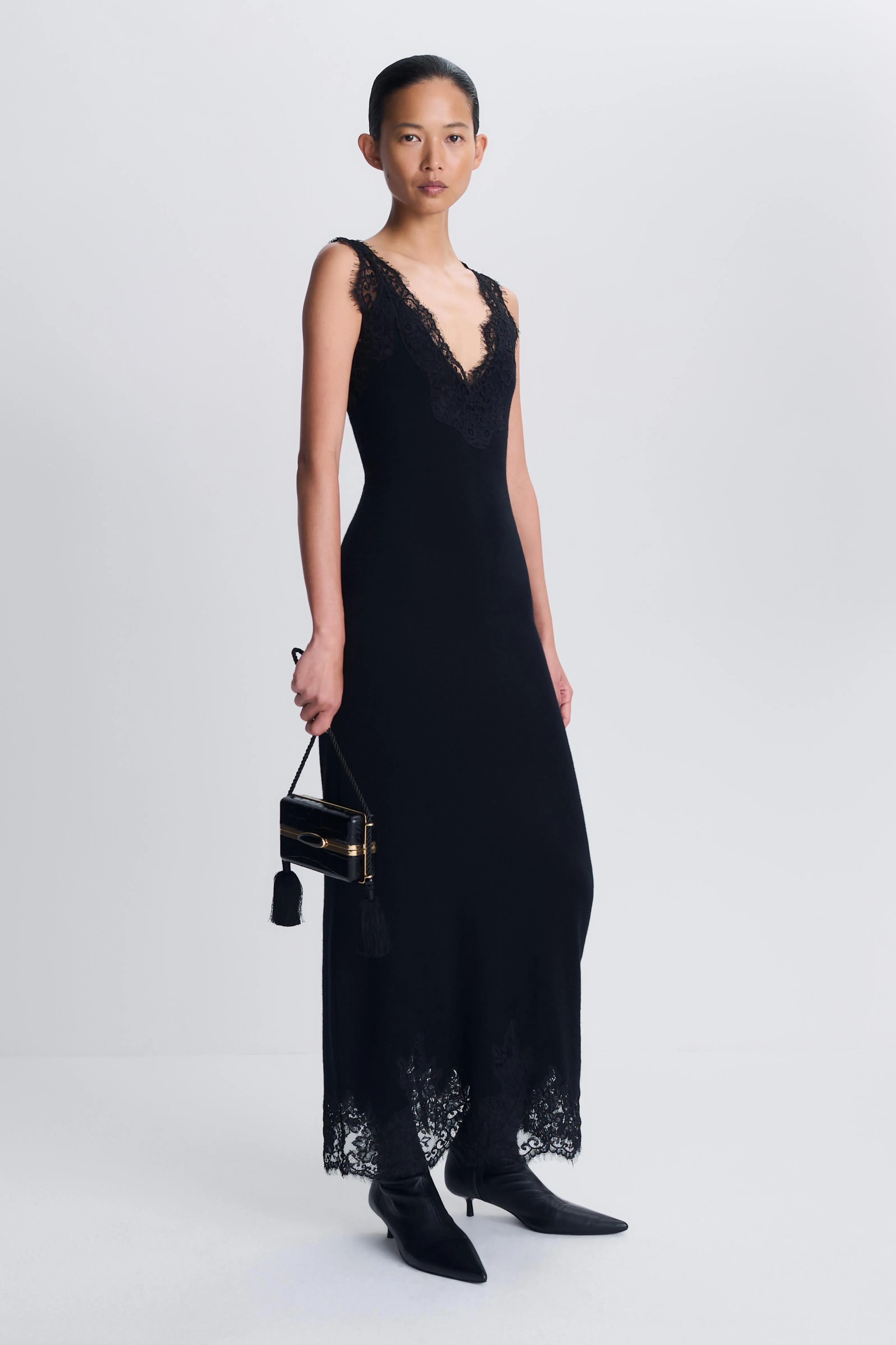 Zinnia Lace Cashmere Midi Dress sold by Simkhai product image thumbnail 2