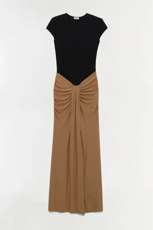 Matilde Draped Jersey Gown made by Simkhai