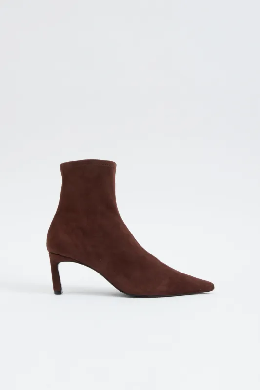 Katya Stretch Suede Ankle Boot made by Simkhai