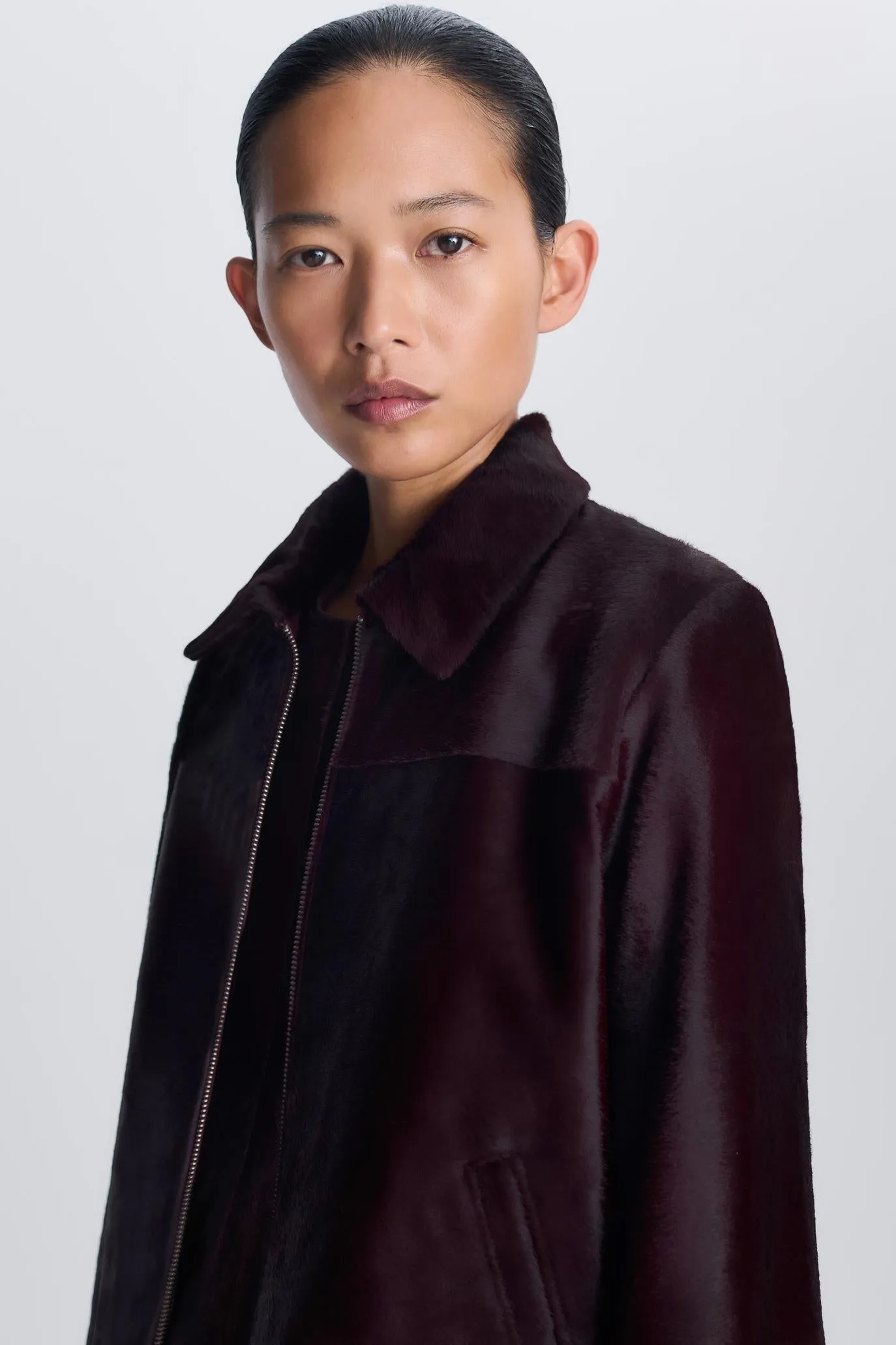 Daria Calf Hair Jacket sold by Simkhai product image thumbnail 3