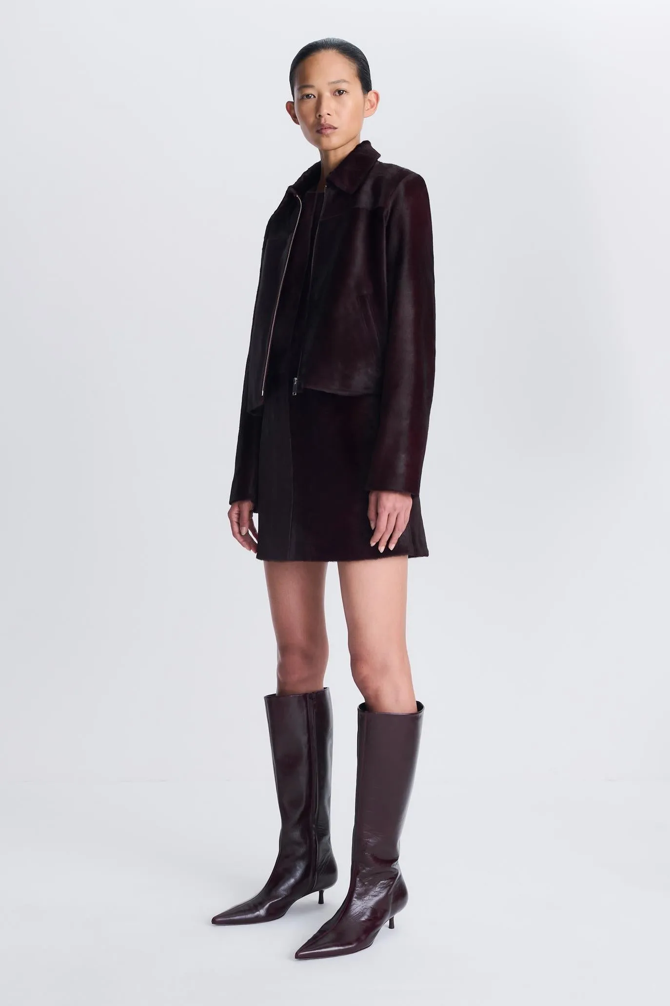 Daria Calf Hair Jacket sold by Simkhai product image thumbnail 4