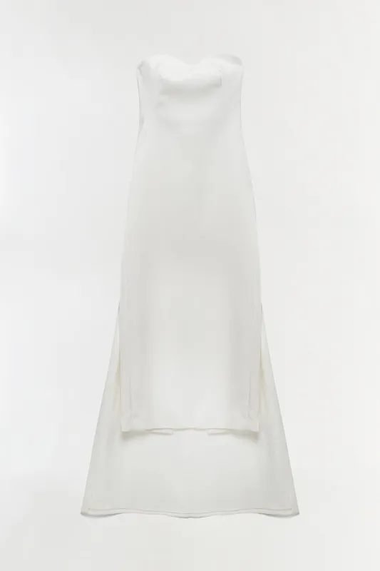 Dinah Strapless Midi Dress made by Simkhai