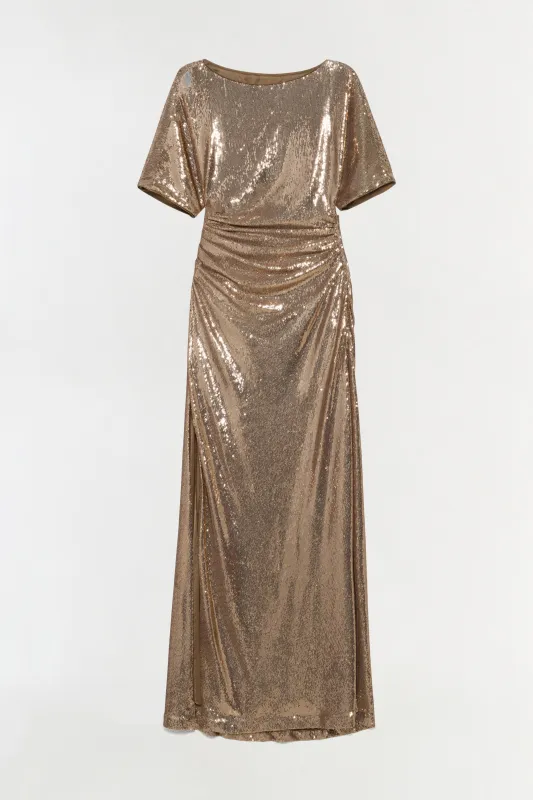 Coralie Sequin Gown made by Simkhai