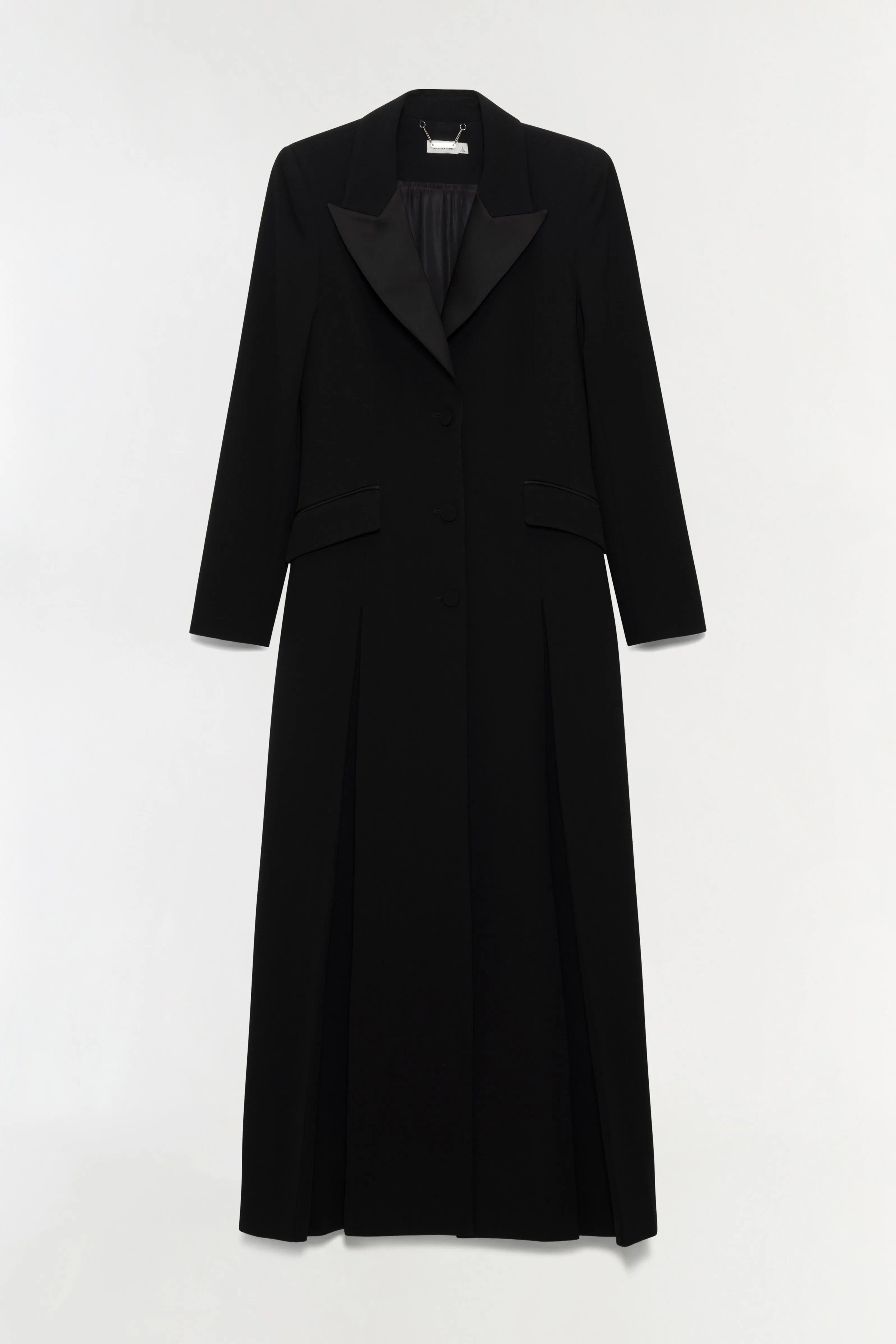 Calene Satin Crepe Blazer Gown sold by Simkhai