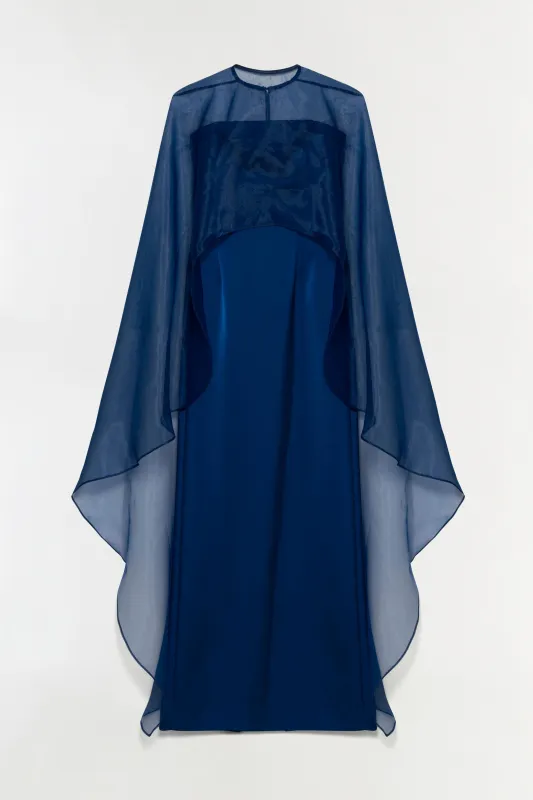Fiora Organza Cape Gown made by Simkhai