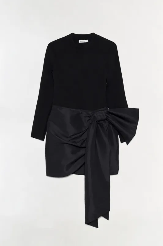 Tedda Taffeta Knit Mini Dress made by Simkhai