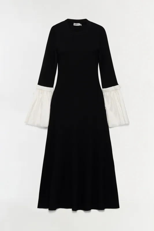 Maelle Taffeta Knit Midi Dress made by Simkhai