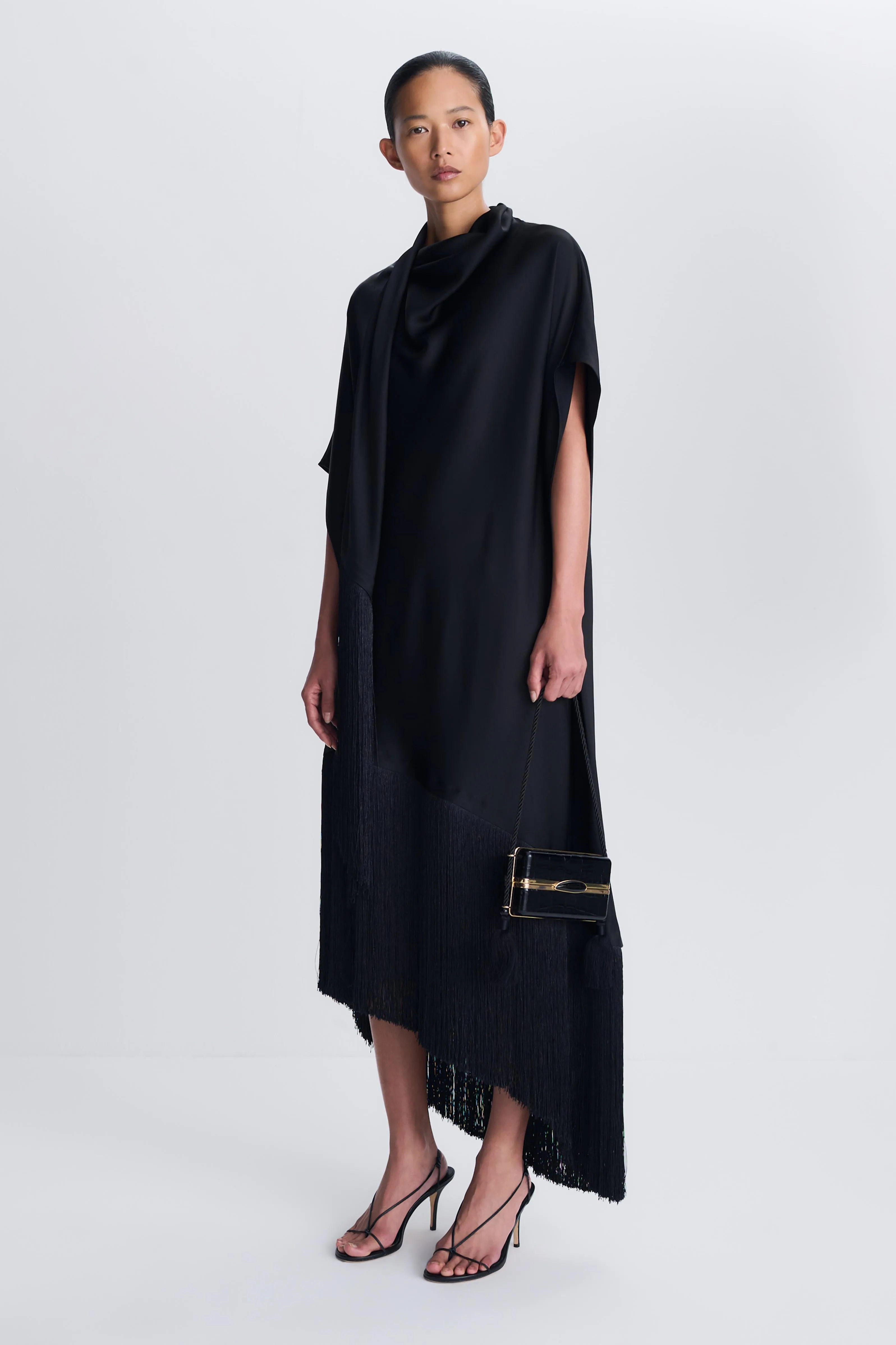 Nadine Satin Midi Dress sold by Simkhai product image thumbnail 4