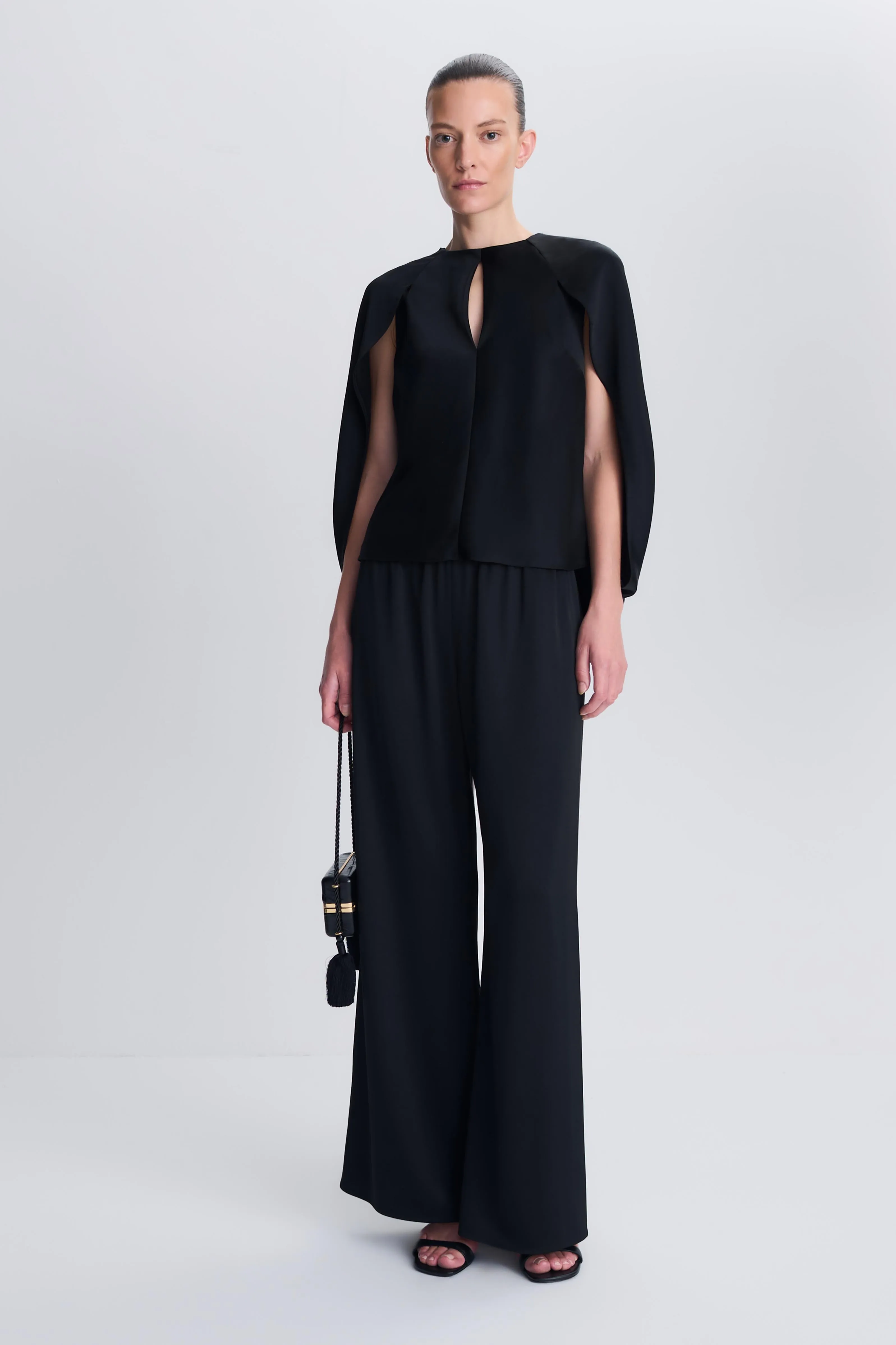 Lauren Satin Cape Top sold by Simkhai product image thumbnail 2