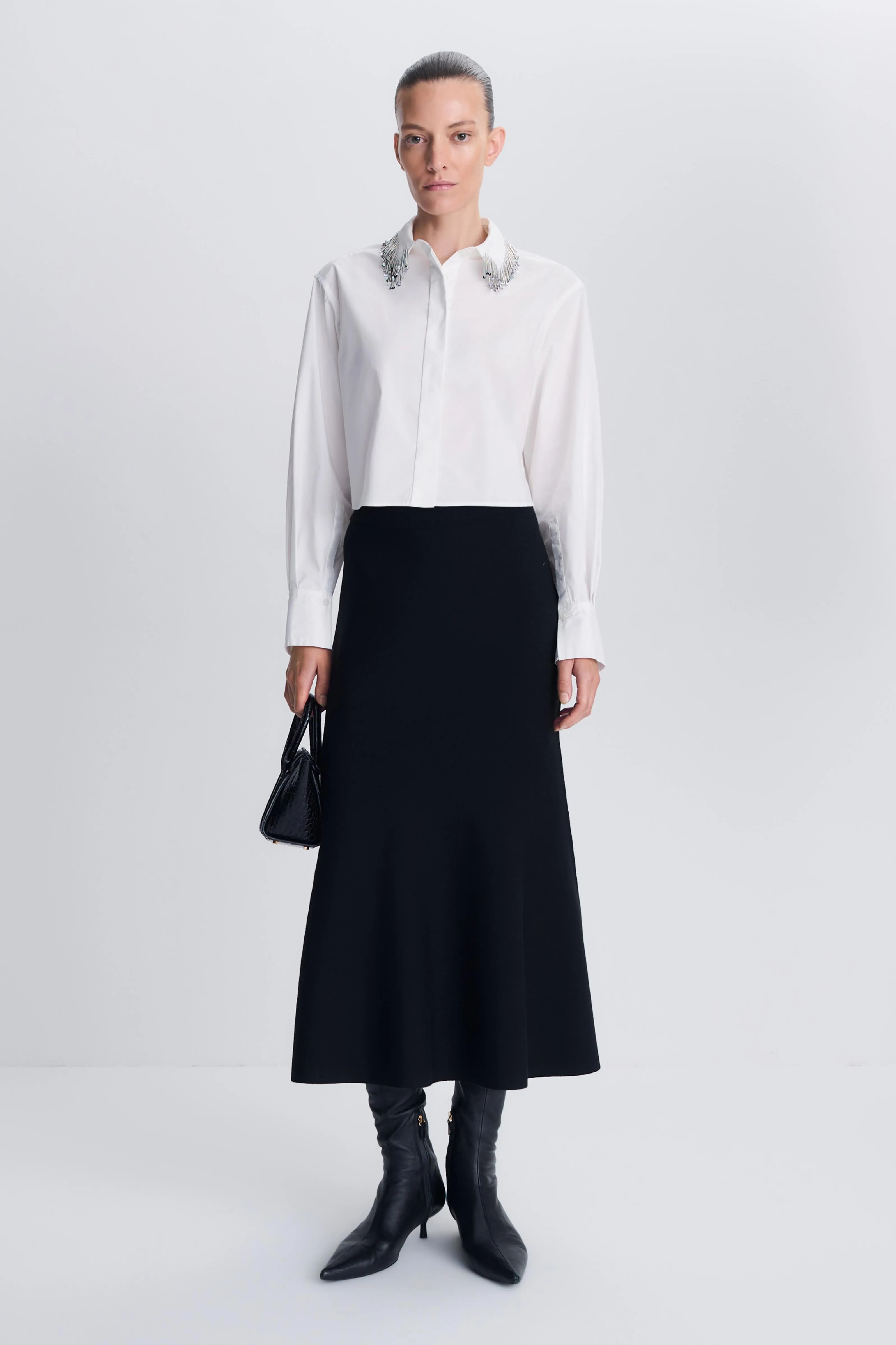 Renata Embellished Button Down Shirt sold by Simkhai product image thumbnail 2