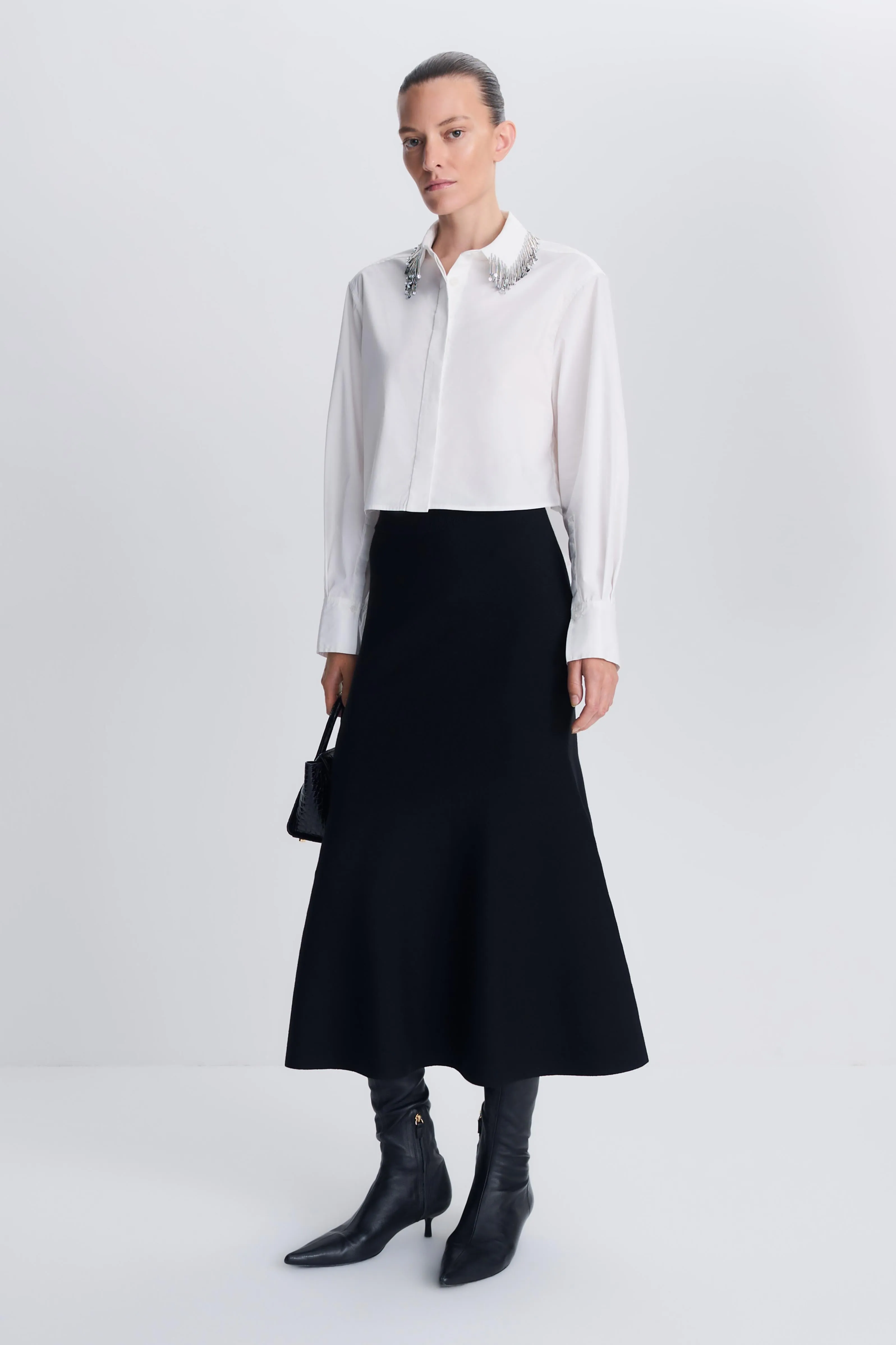 Renata Embellished Button Down Shirt sold by Simkhai product image thumbnail 4