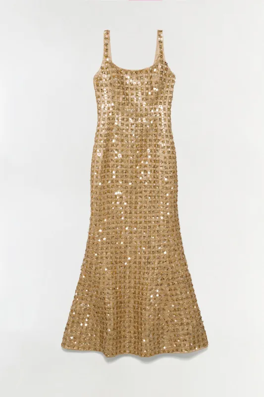 Briella Embellished Crepe Gown made by Simkhai