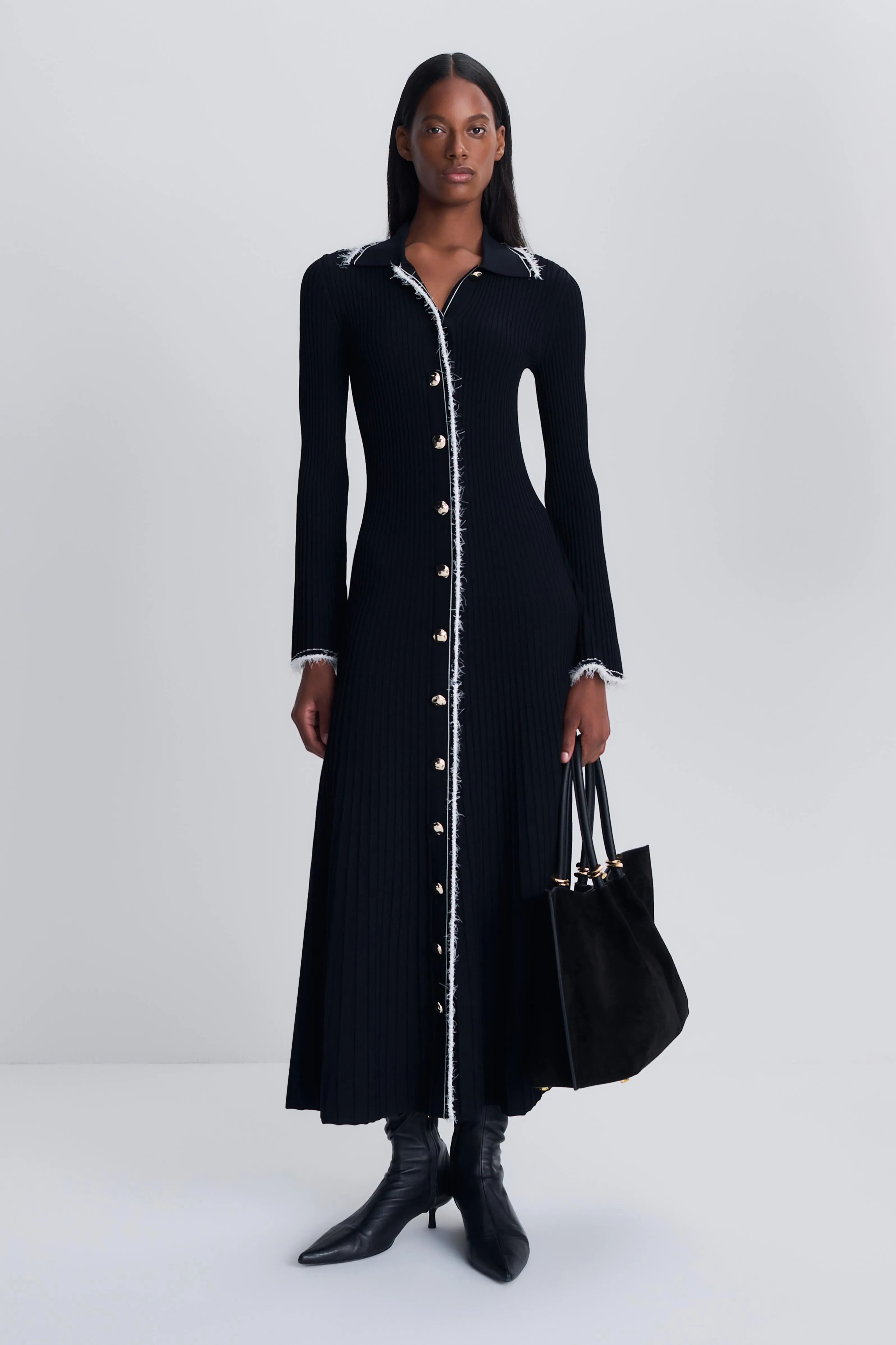 Orelia Compact Knit Midi Dress sold by Simkhai product image thumbnail 2