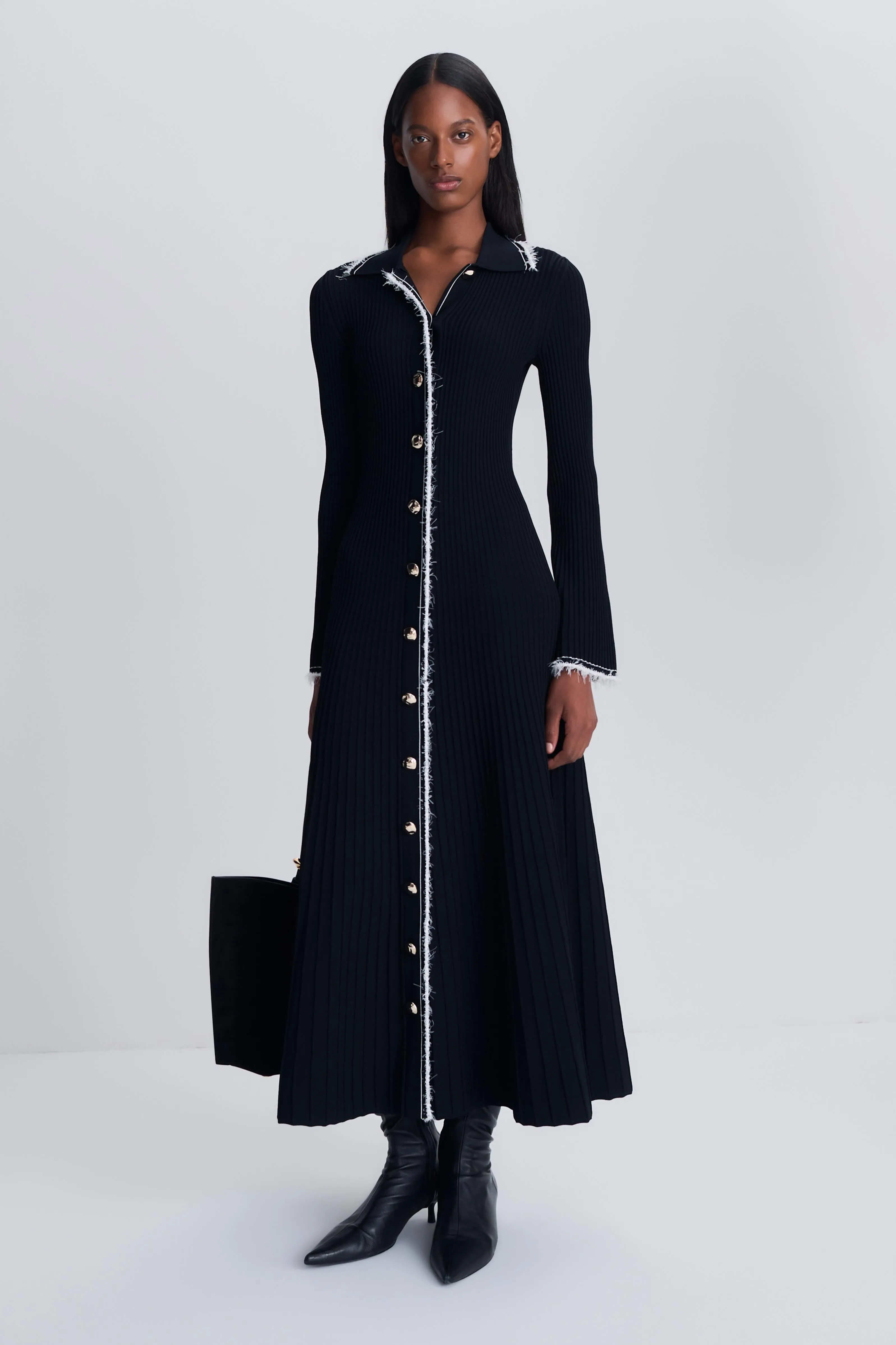 Orelia Compact Knit Midi Dress sold by Simkhai product image thumbnail 4