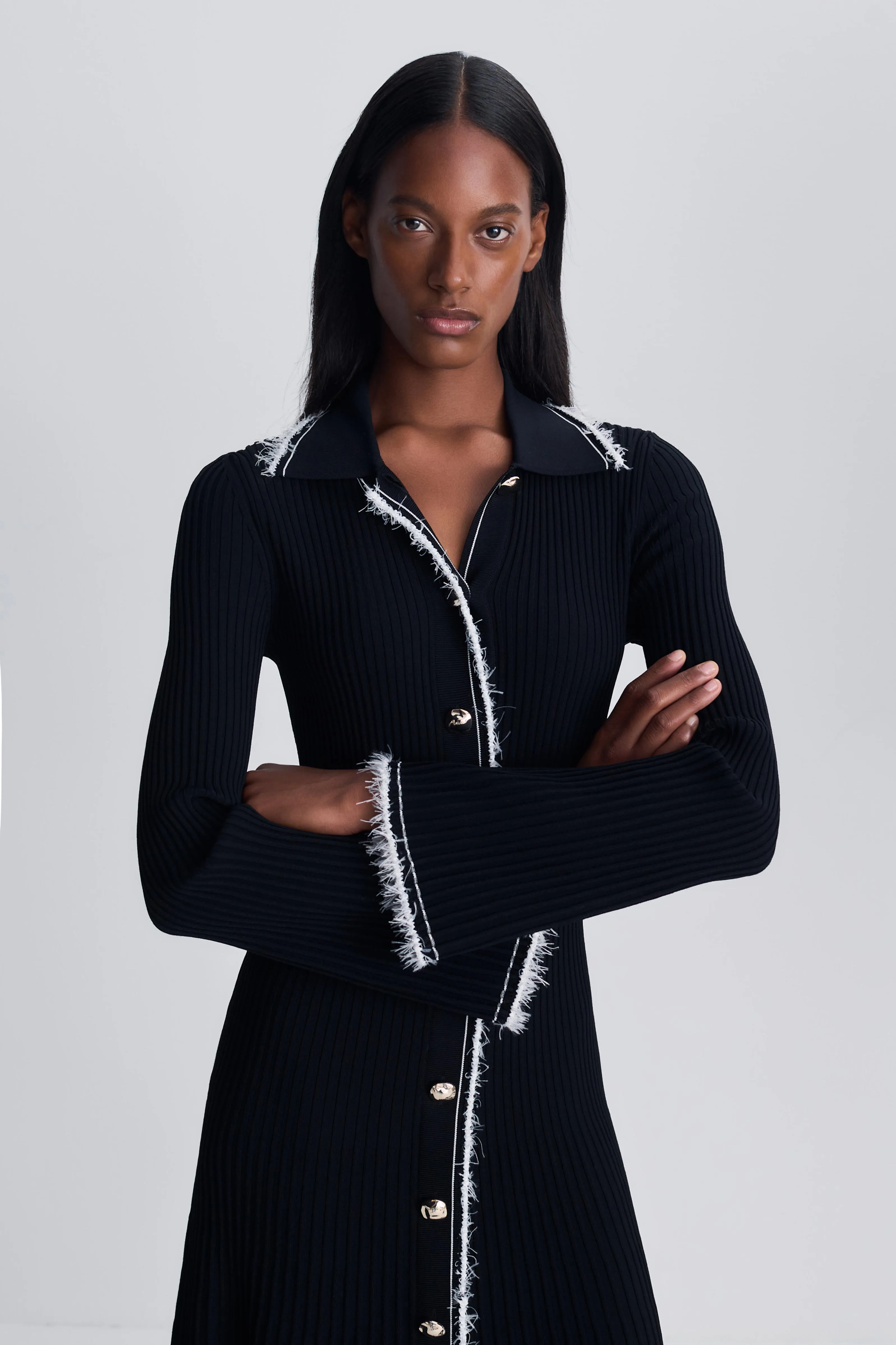 Orelia Compact Knit Midi Dress sold by Simkhai product image thumbnail 3