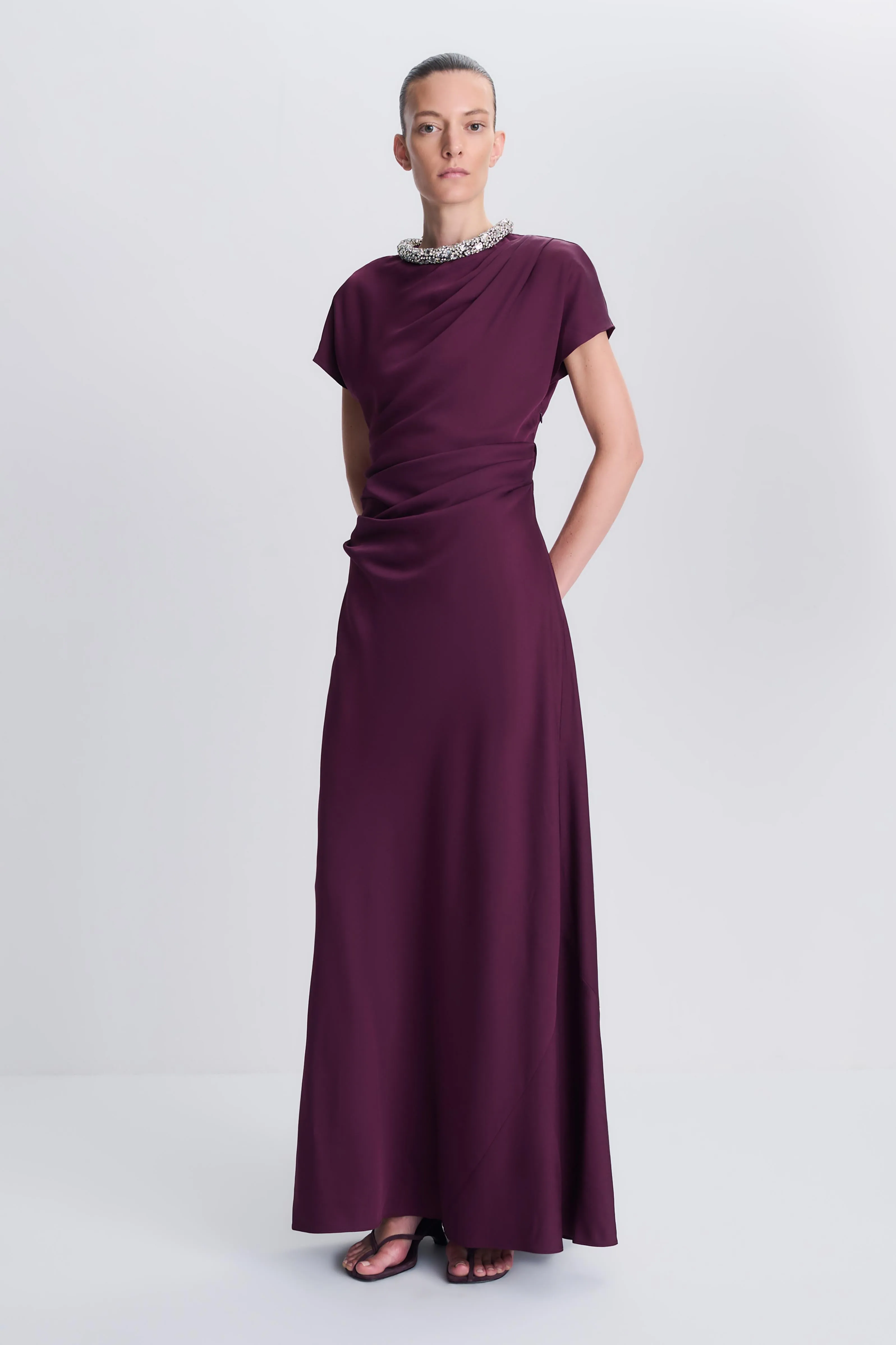 Eliza Satin Gown sold by Simkhai product image thumbnail 4