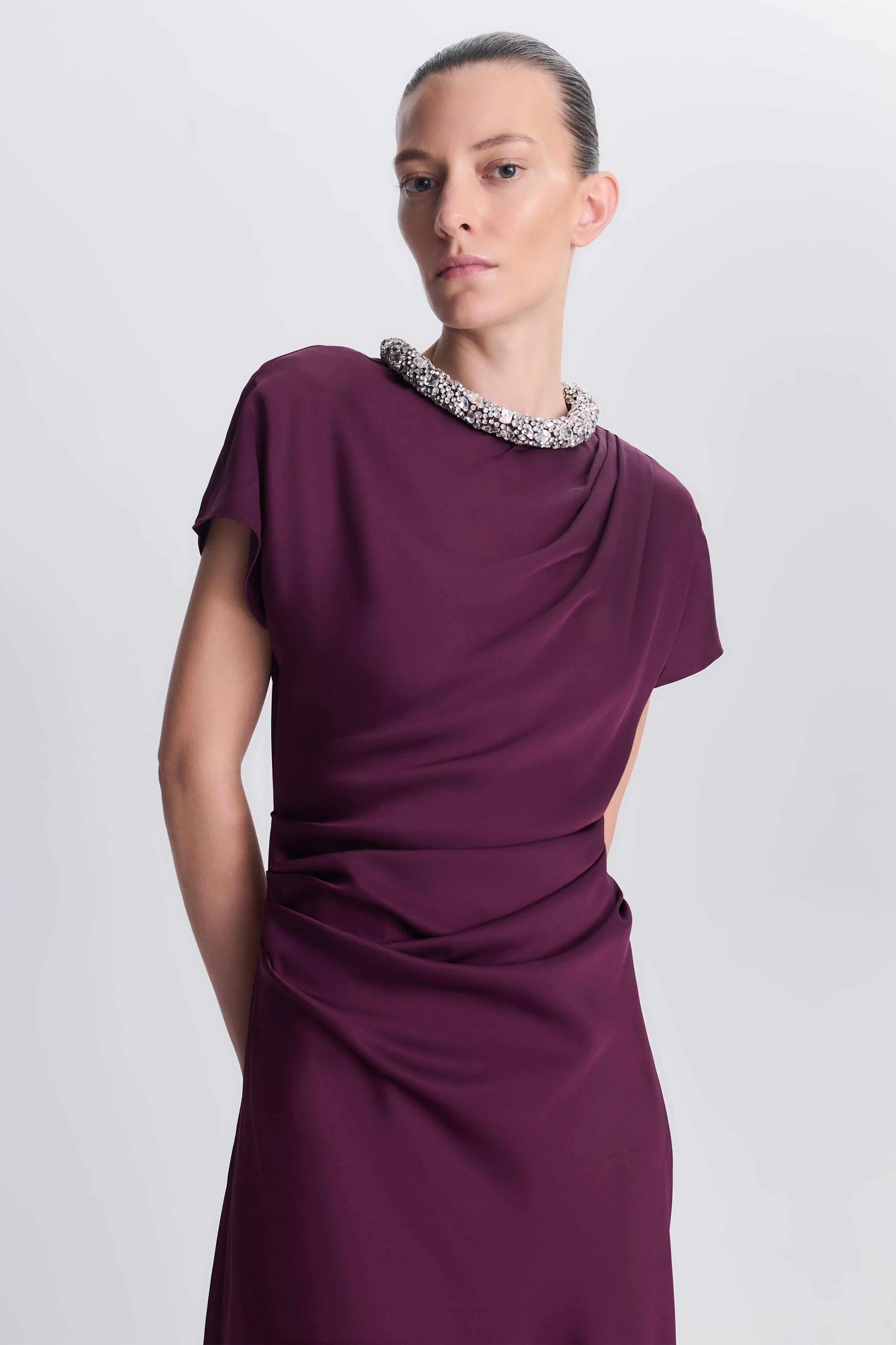 Eliza Satin Gown sold by Simkhai product image thumbnail 3