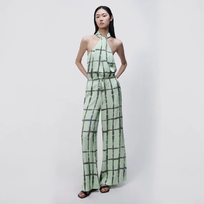 Joey Shibori Print Charmeuse Pants made by Simkhai