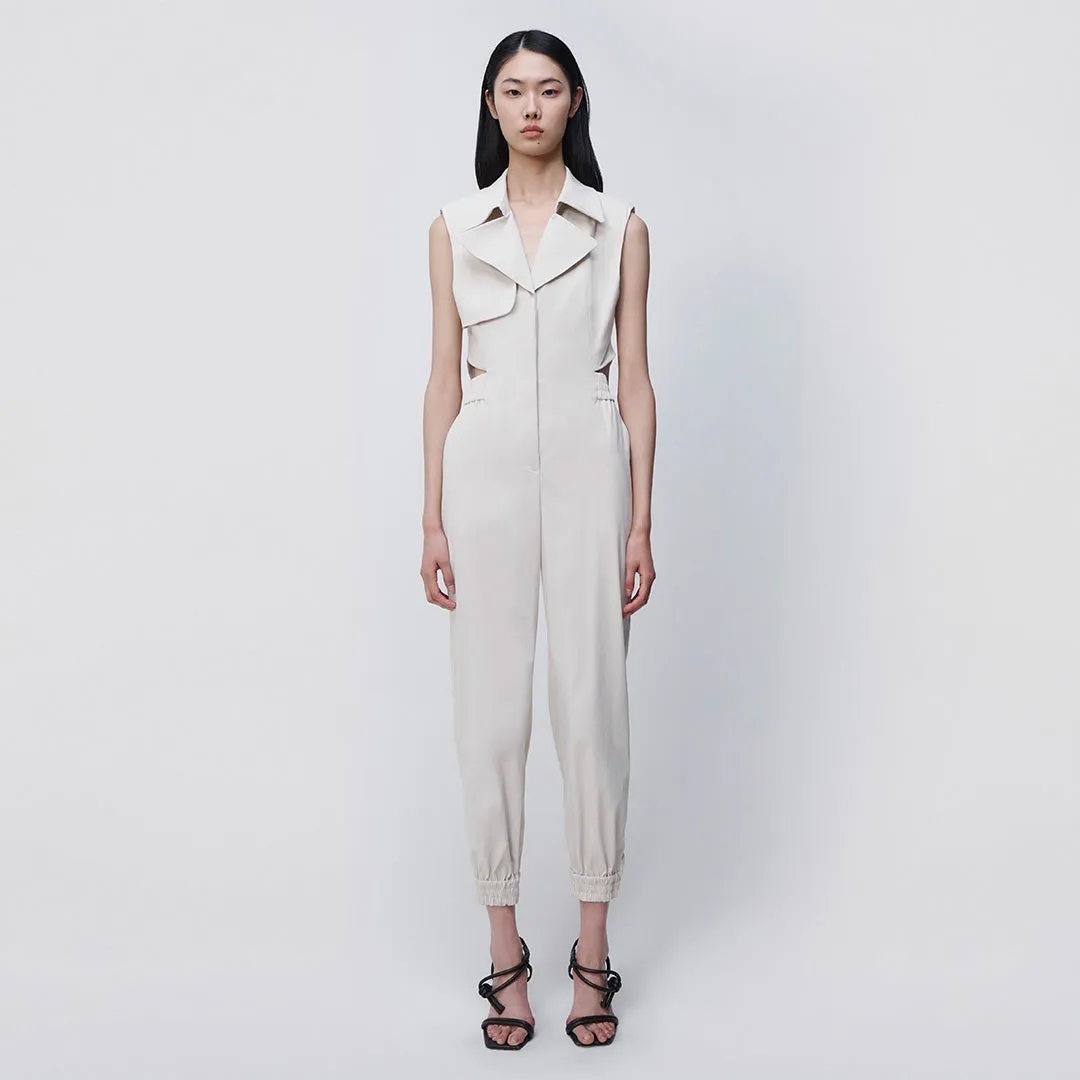 Rayley Trench Jumpsuit sold by Simkhai