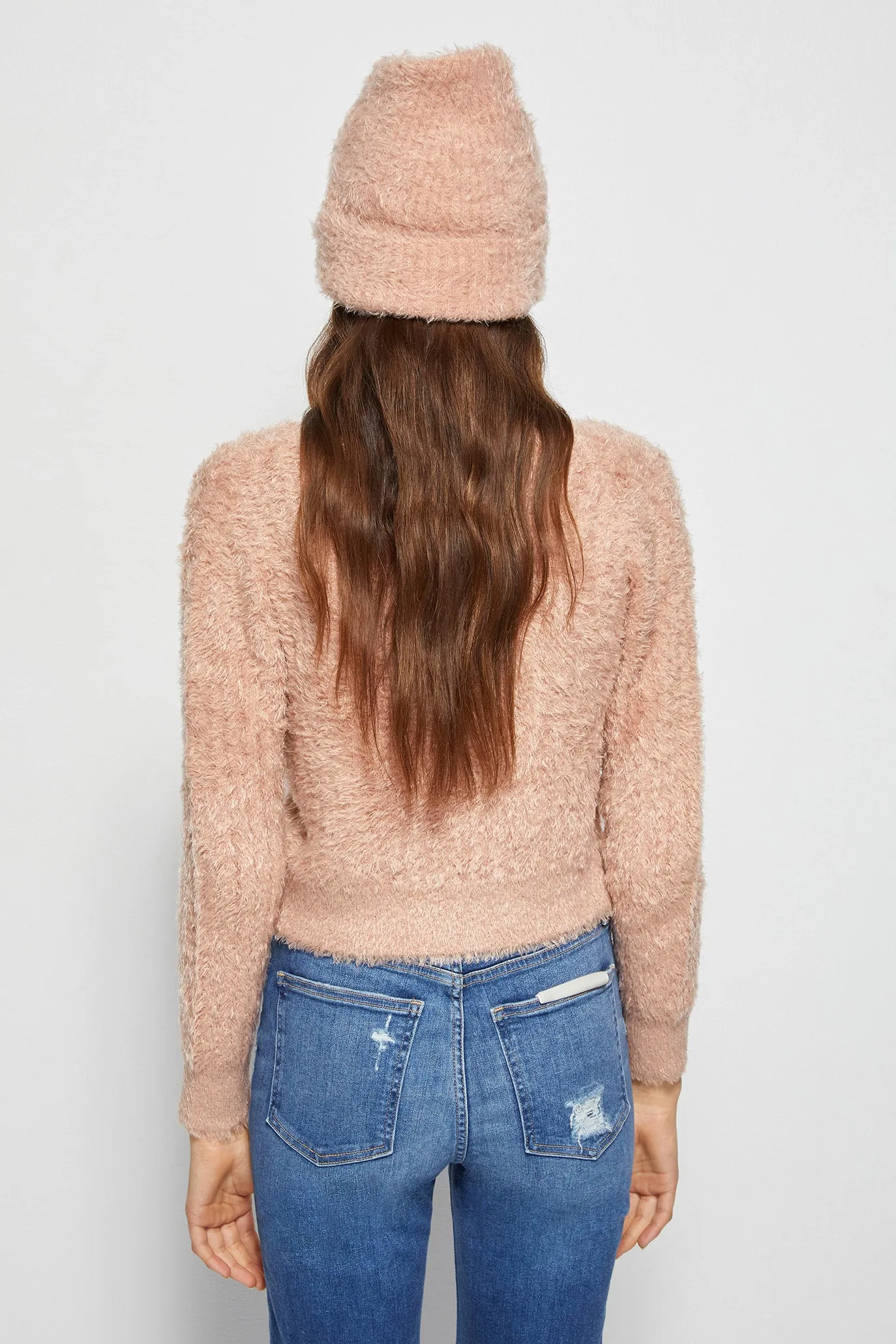 Elena Feathered Beanie sold by Simkhai product image thumbnail 4