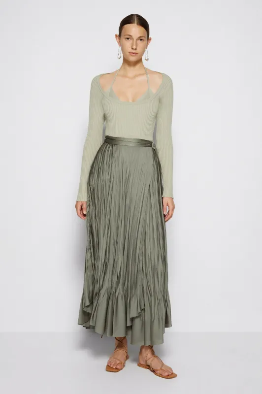 Mckenna Midi Skirt sold by Simkhai