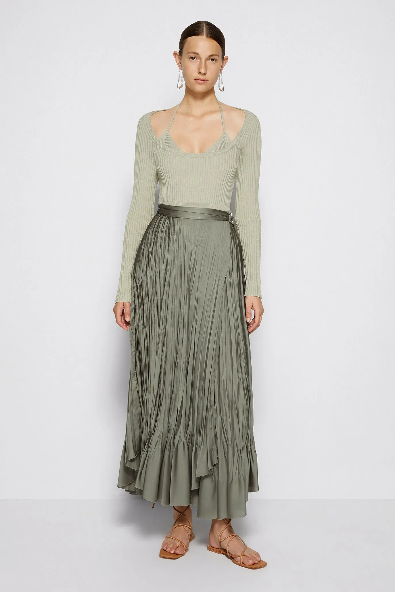 Mckenna Midi Skirt sold by Simkhai