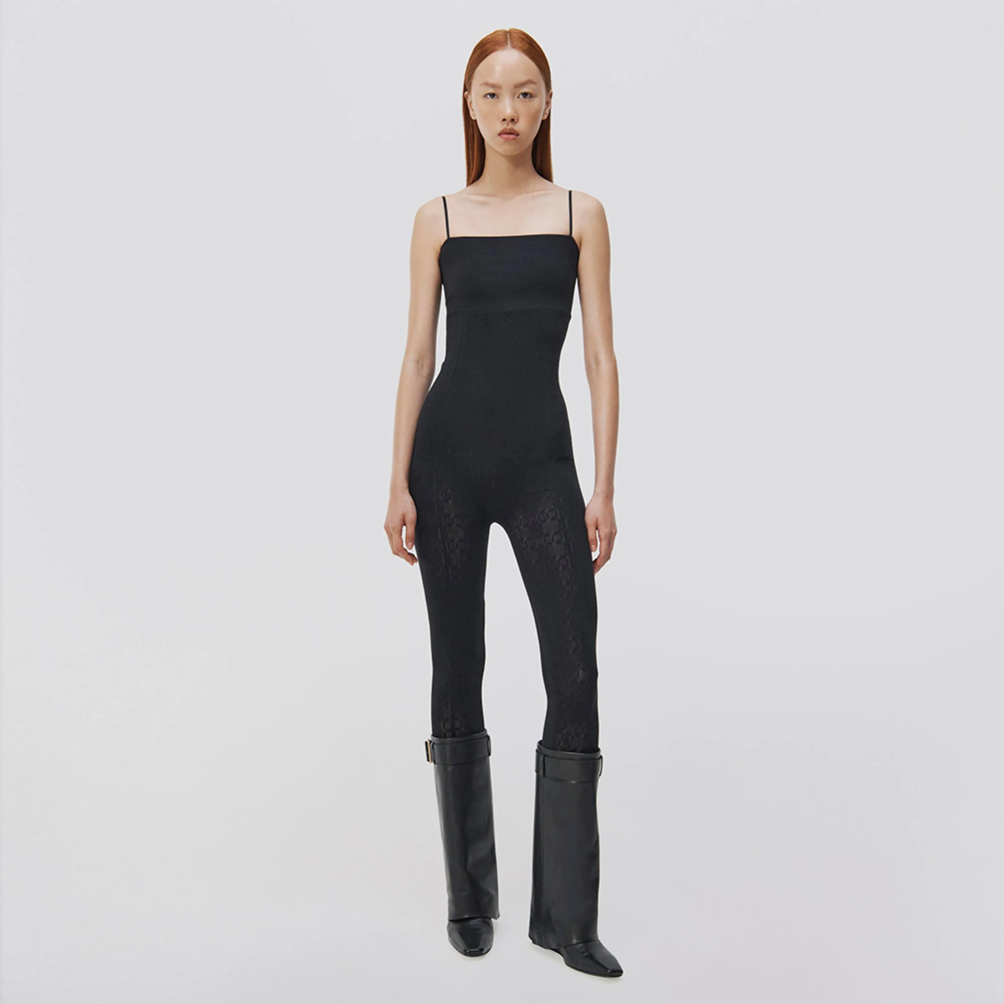 SIMKHAI Wolford Logo Jumpsuit sold by Simkhai