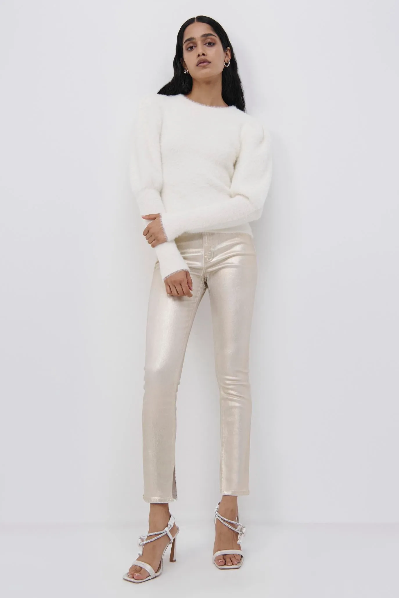 Levy Fuzzy Knit Pullover sold by Simkhai product image thumbnail 3