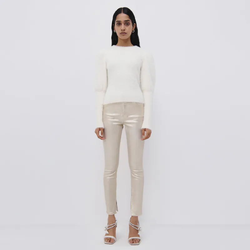 Levy Fuzzy Knit Pullover made by Simkhai