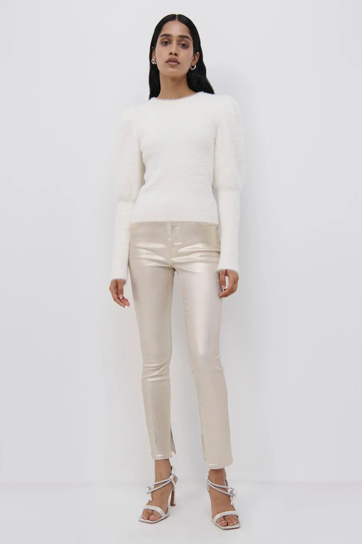 Levy Fuzzy Knit Pullover sold by Simkhai product image thumbnail 5